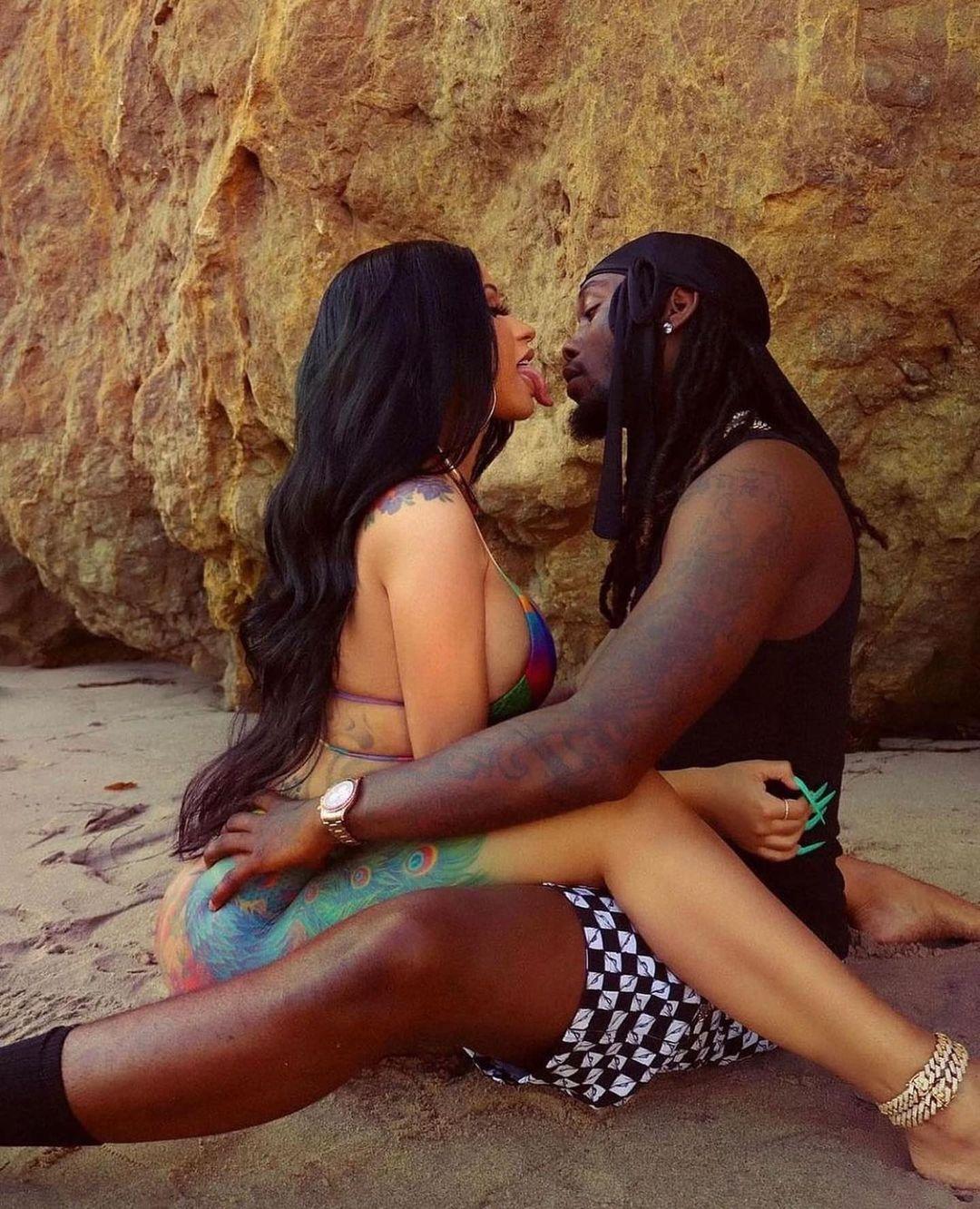 Cardi B Shares STUNNING Photos In Birthday Tribute For Husband Rapper Offset