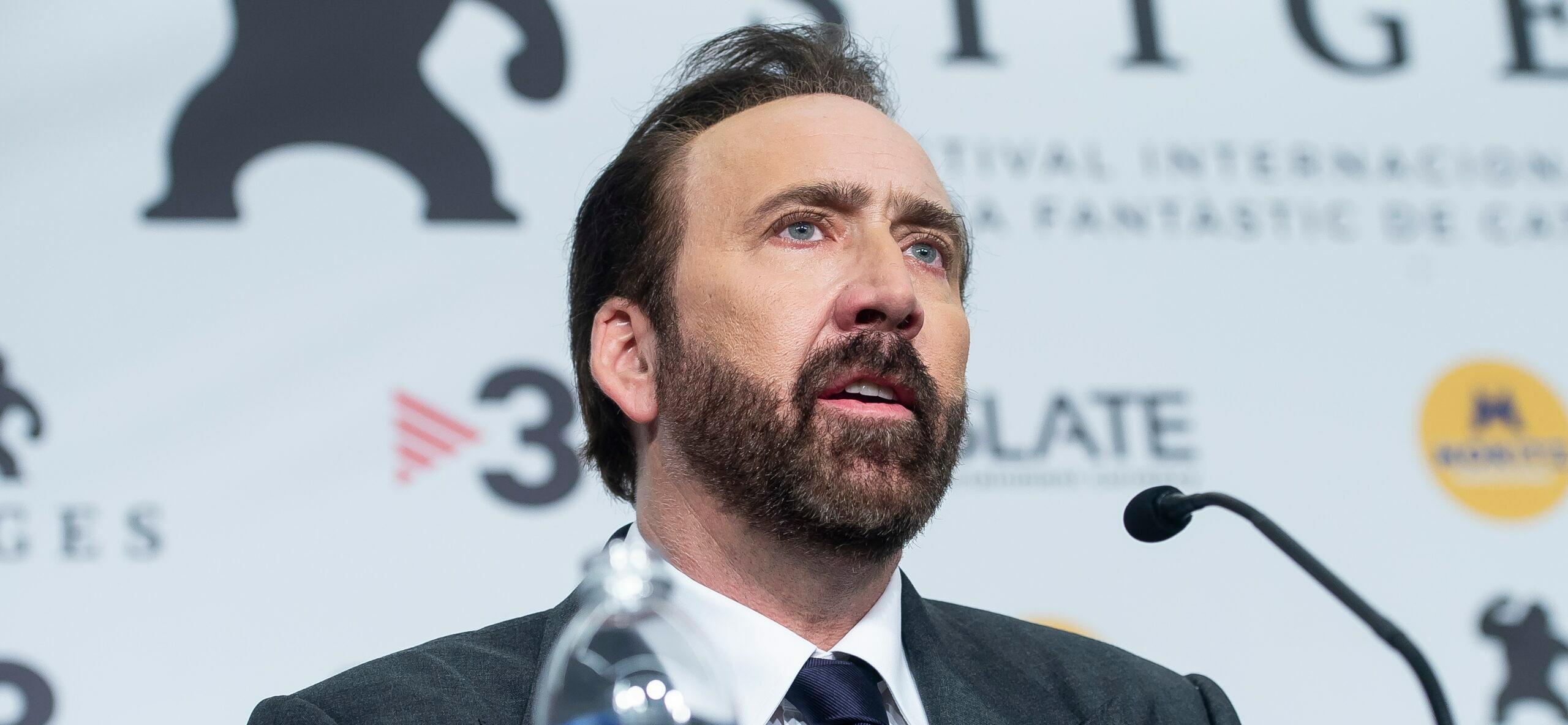 Nicolas Cage Press Conferencel "Mandy" at Sitges Film Festiival