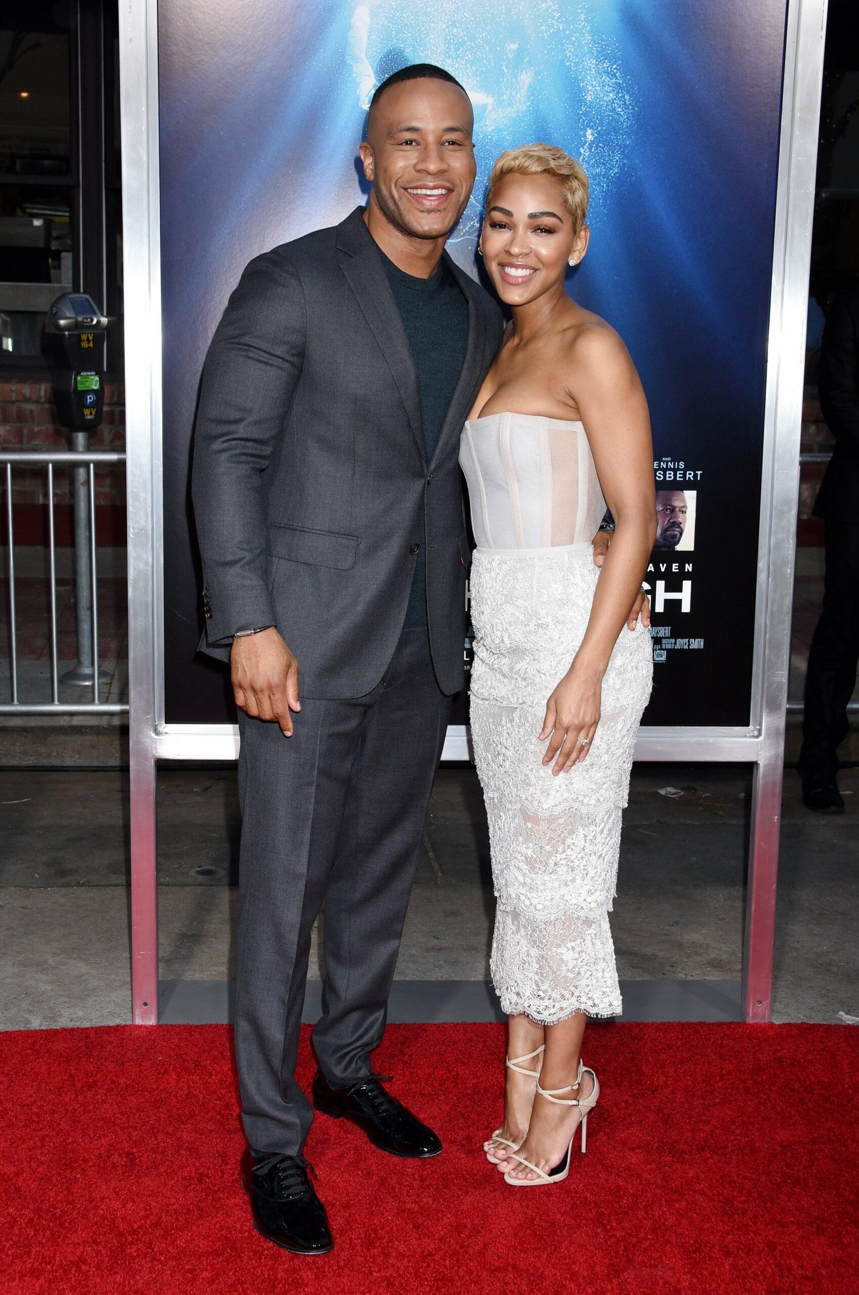 Meagan Good and DeVon Franklin at the Breakthrough' Los Angeles Premiere