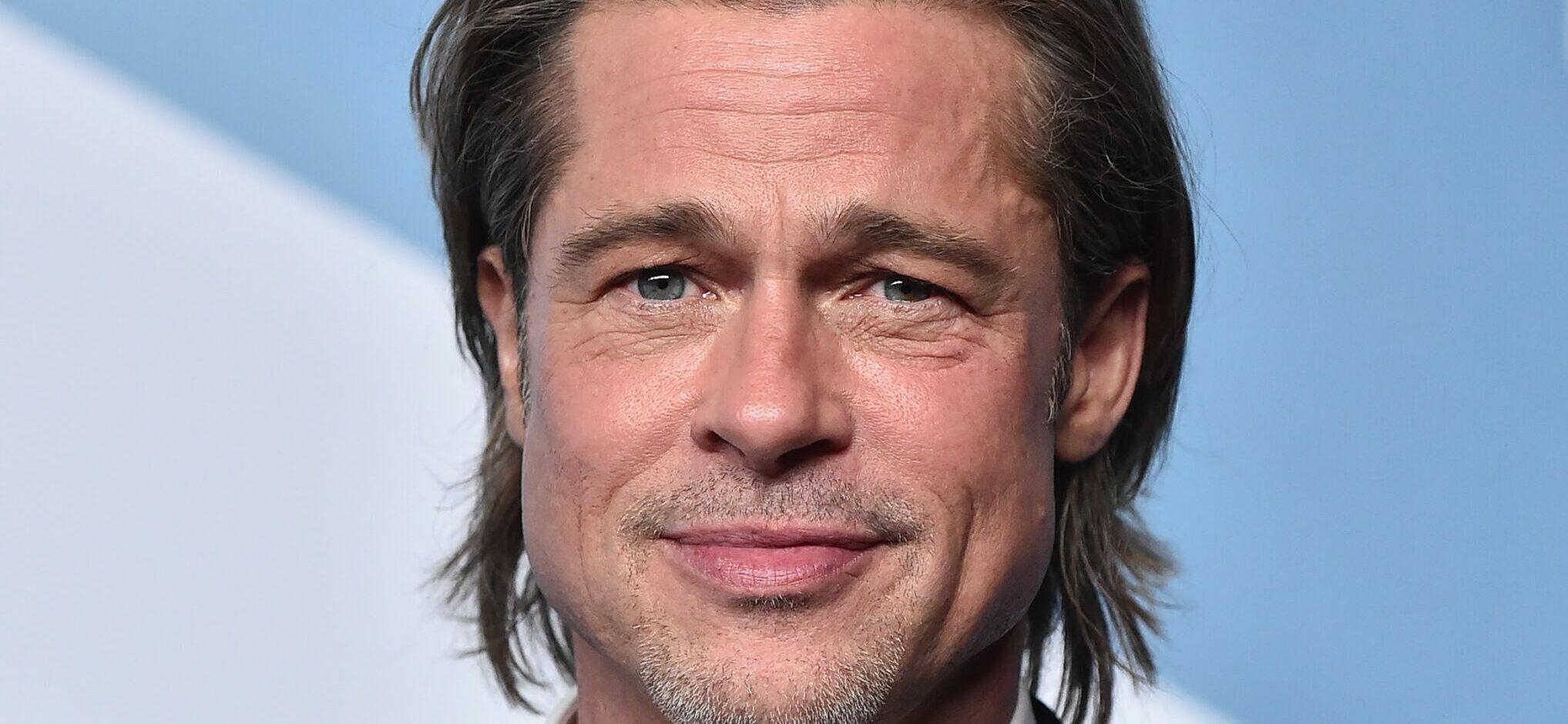 Brad Pitt smiling