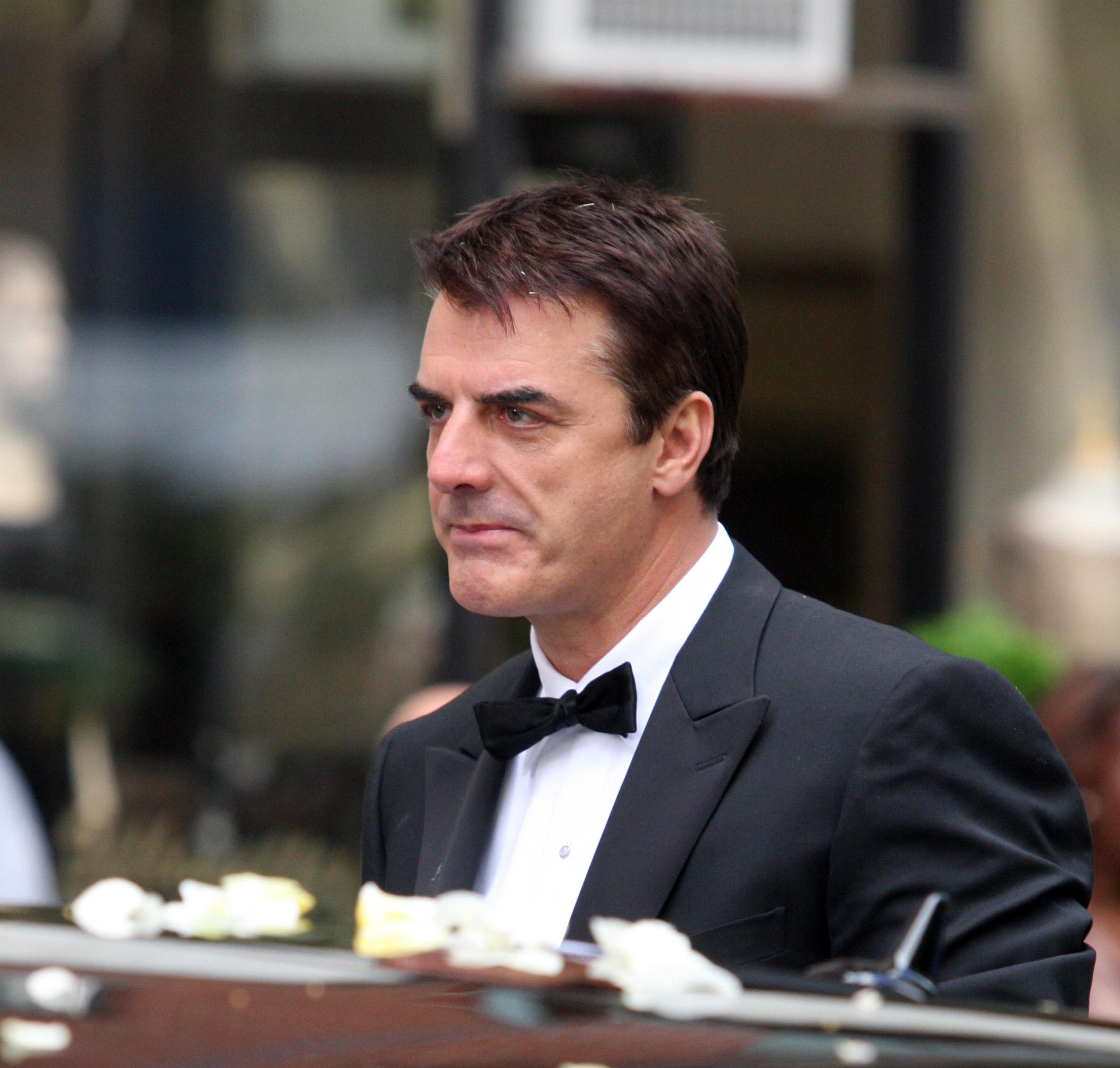 Chris Noth On Location for Sex and the City