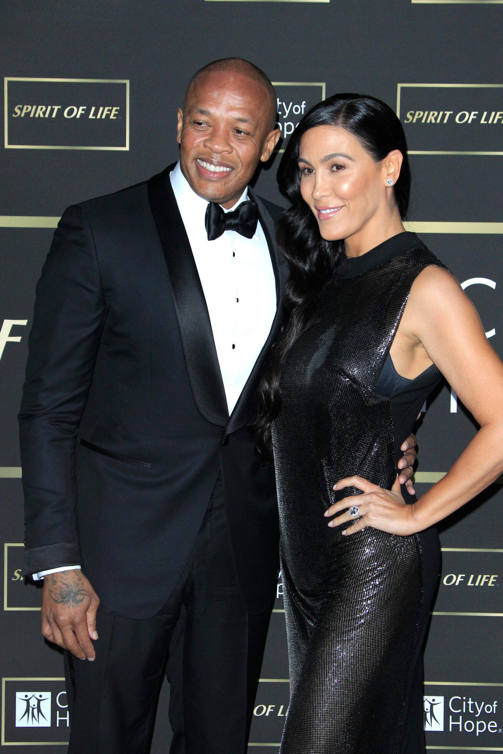Dr Dre and Nicole Young at City of Hope Gala - Santa Monica