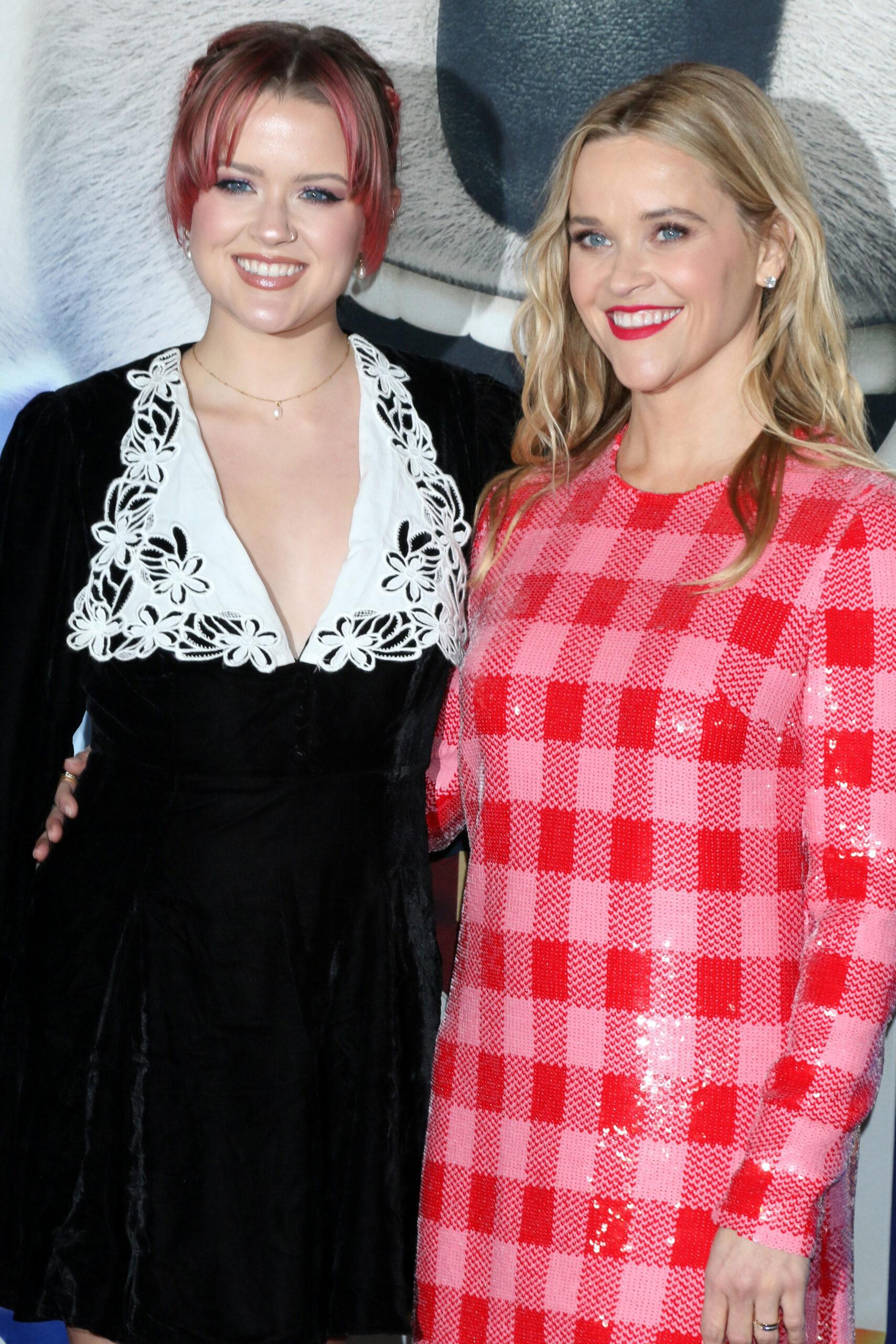 Ava Phillippe and Reese Witherspoon at Sing 2 Premiere