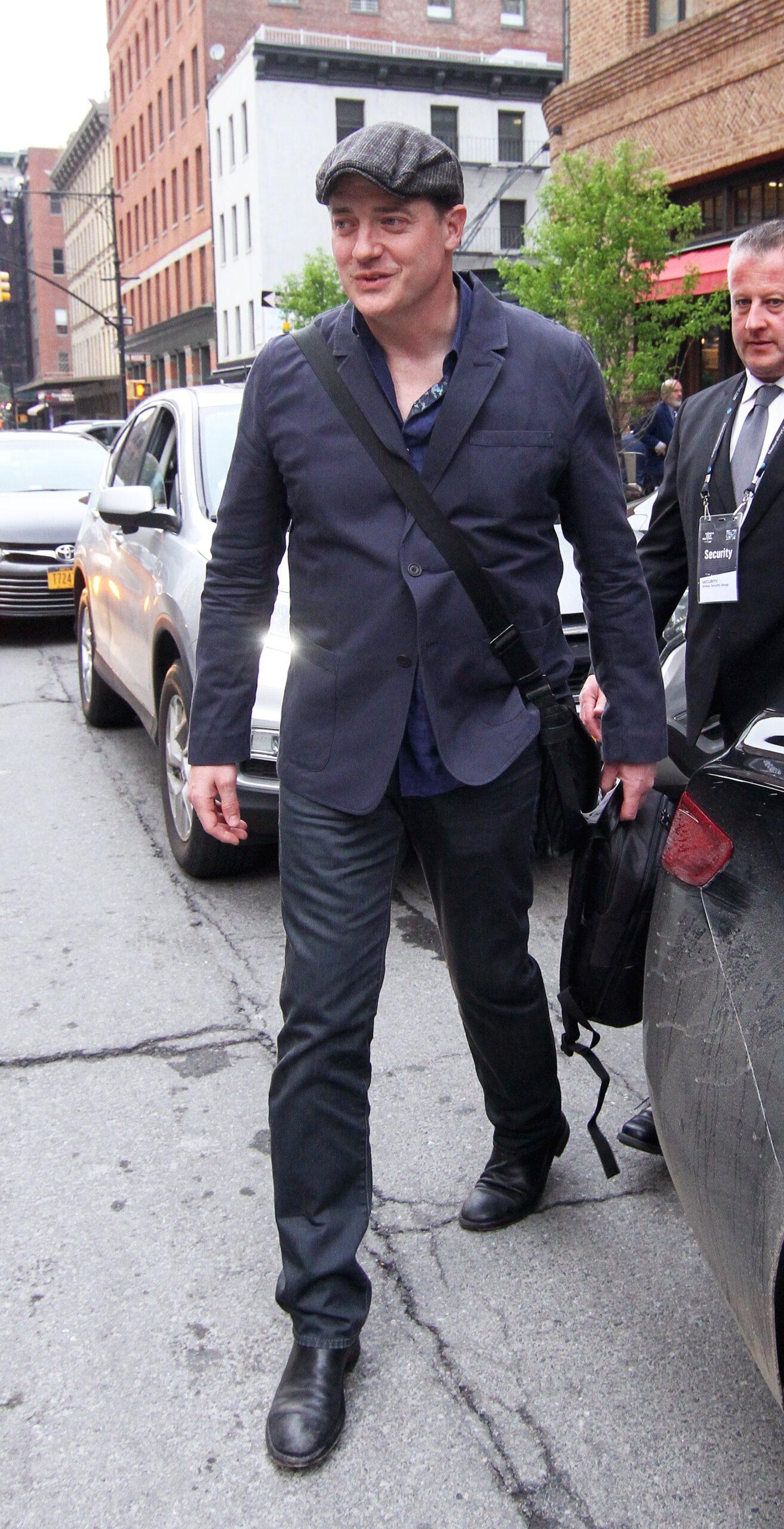 Brendan Fraser out and about in New York