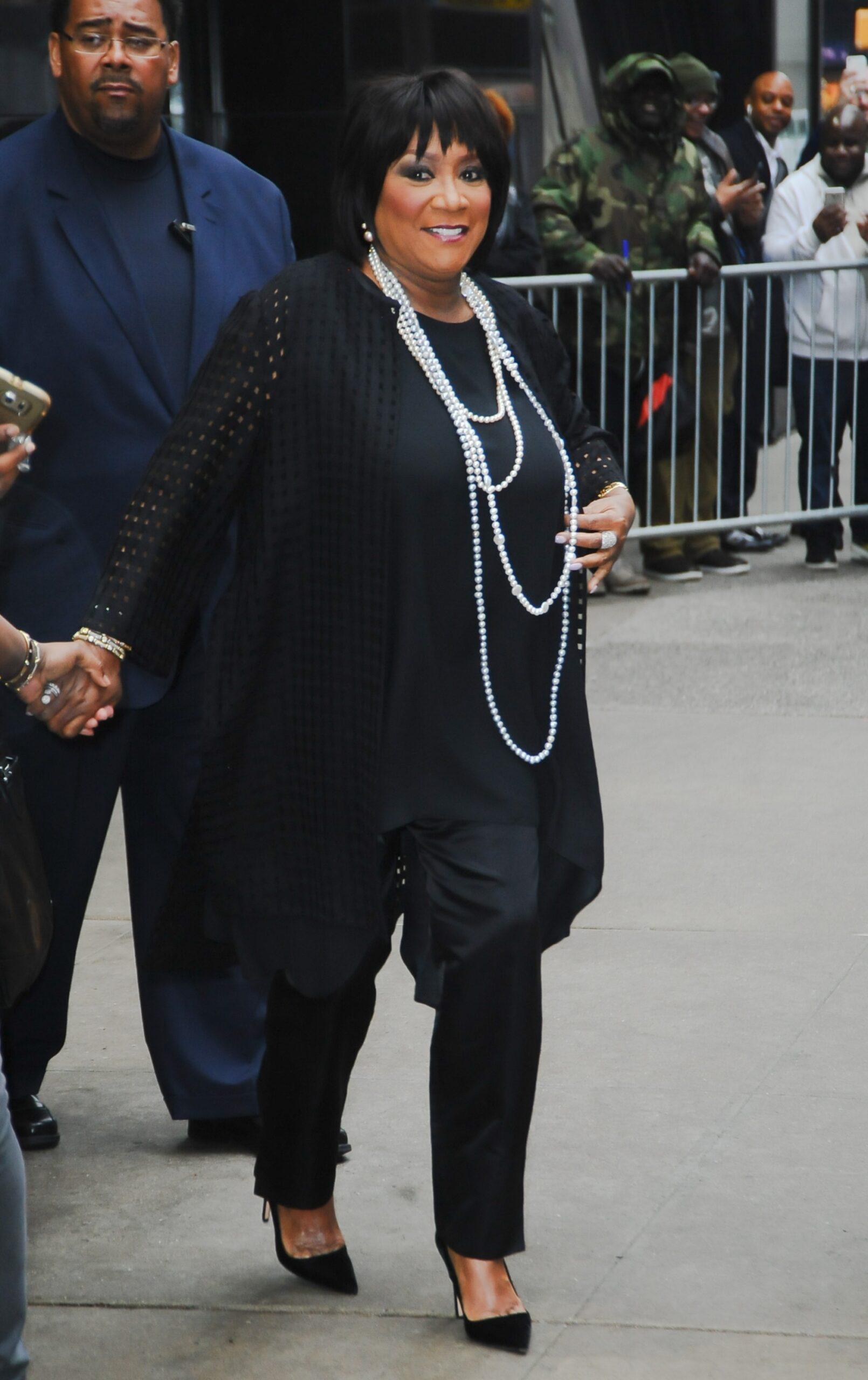 Singer Patti LaBelle enters the apos Good Morning America apos taping at the ABC Times Square Studios