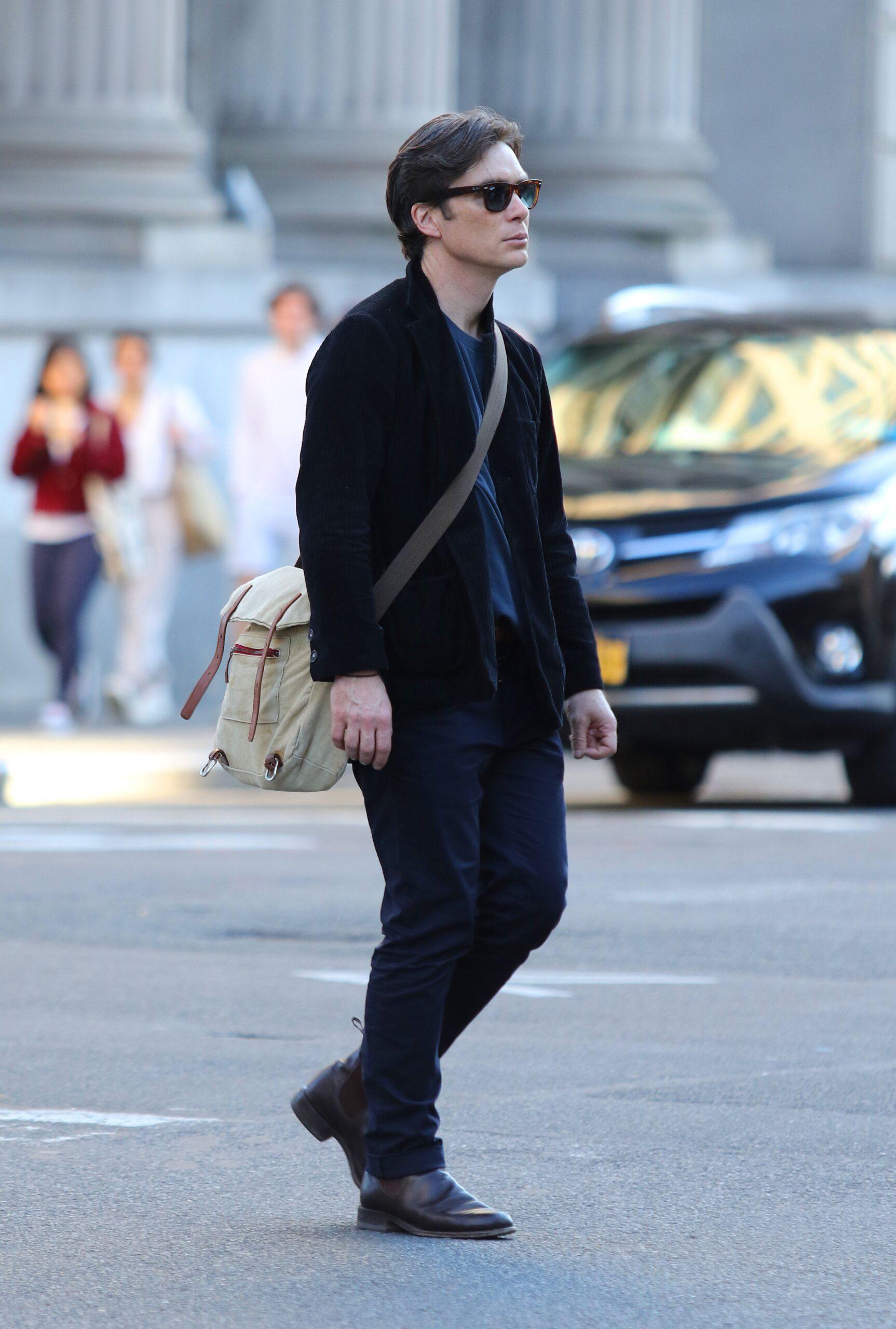 Cillian Murphy goes shopping for Jeans in NYC