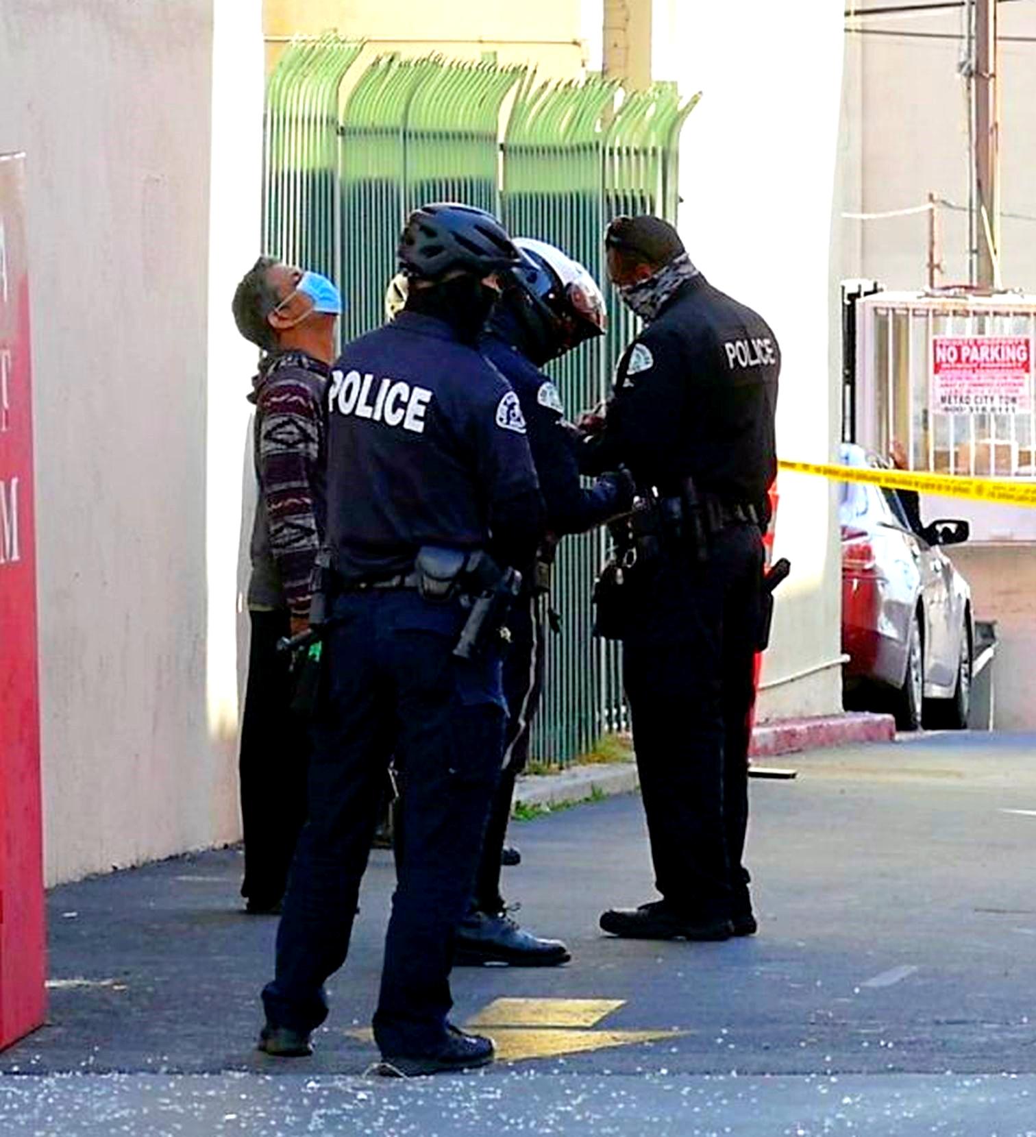 DWI Suspect Seen Wearing Flip Flops After Driving Car Thru Hollywood Pedestrians