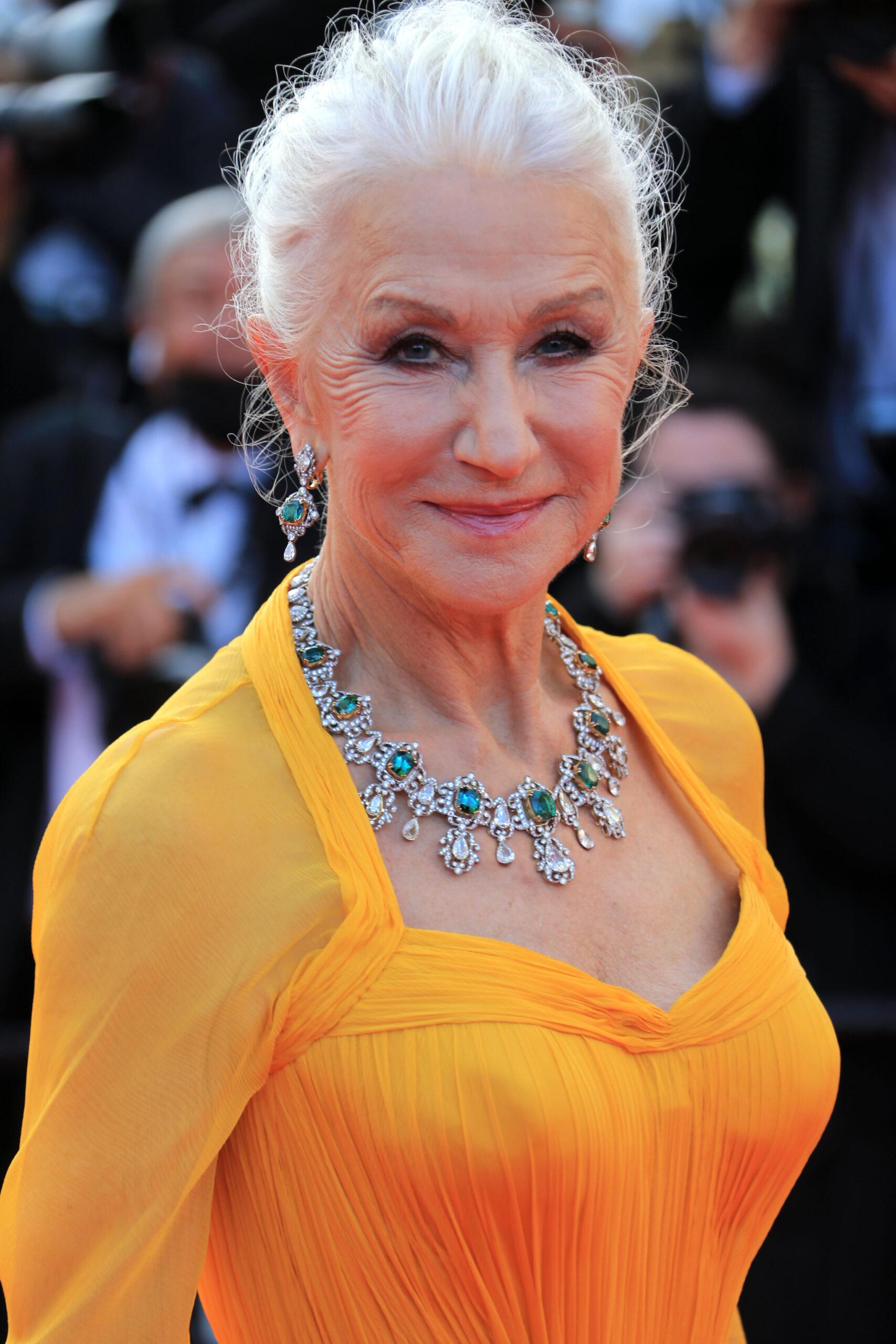 Helen Mirren at the Opening ceremony Red carpet for jury the 74th annual Cannes Film Festival