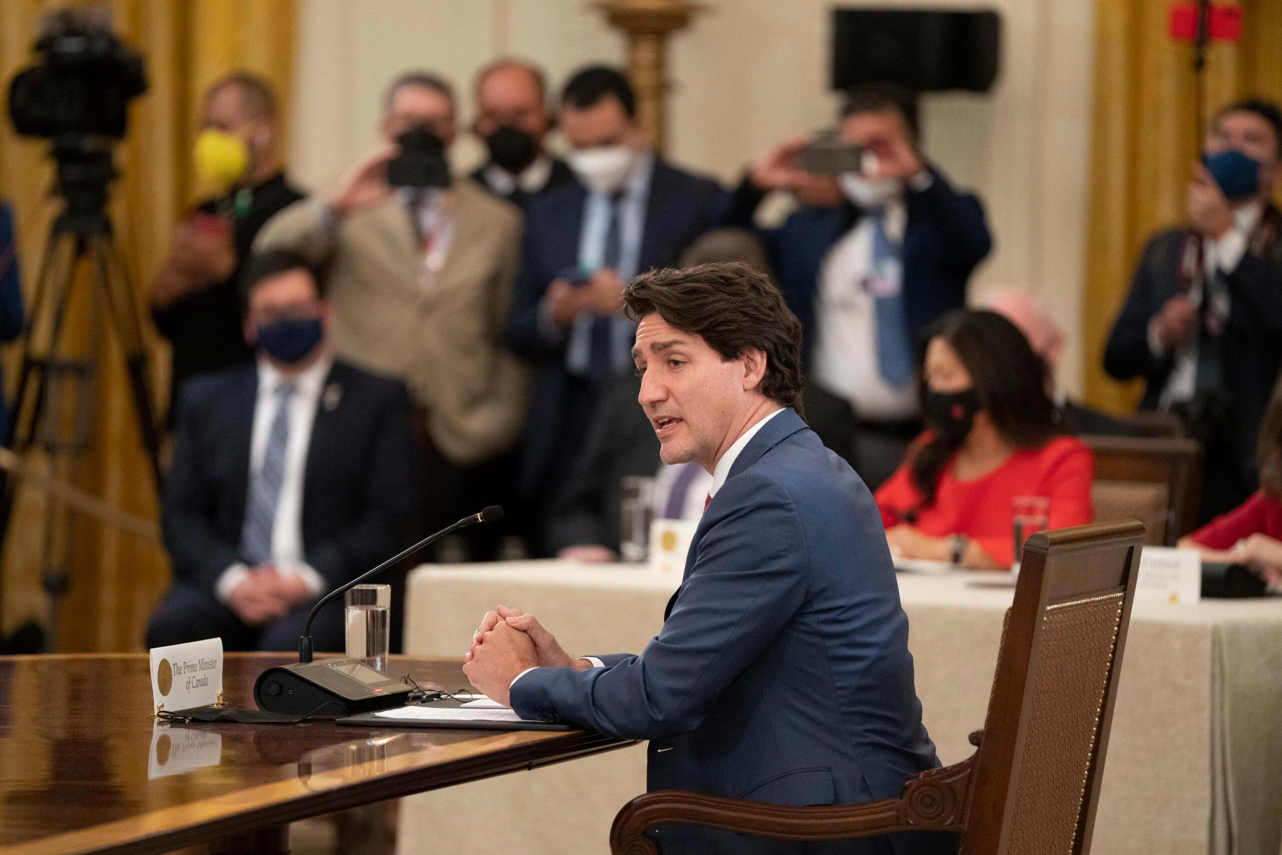 United States President Joe Biden hosts Justin Trudeau Prime Minister of Canada and Andr s Manuel L pez Obrador President of the United Mexican States for the North American Leaders Summit NALS