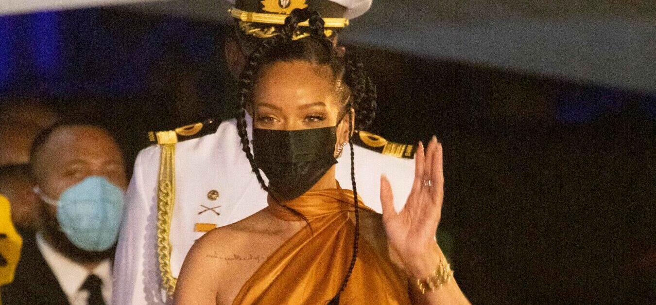 Rihanna and Prince Charles in Barbados