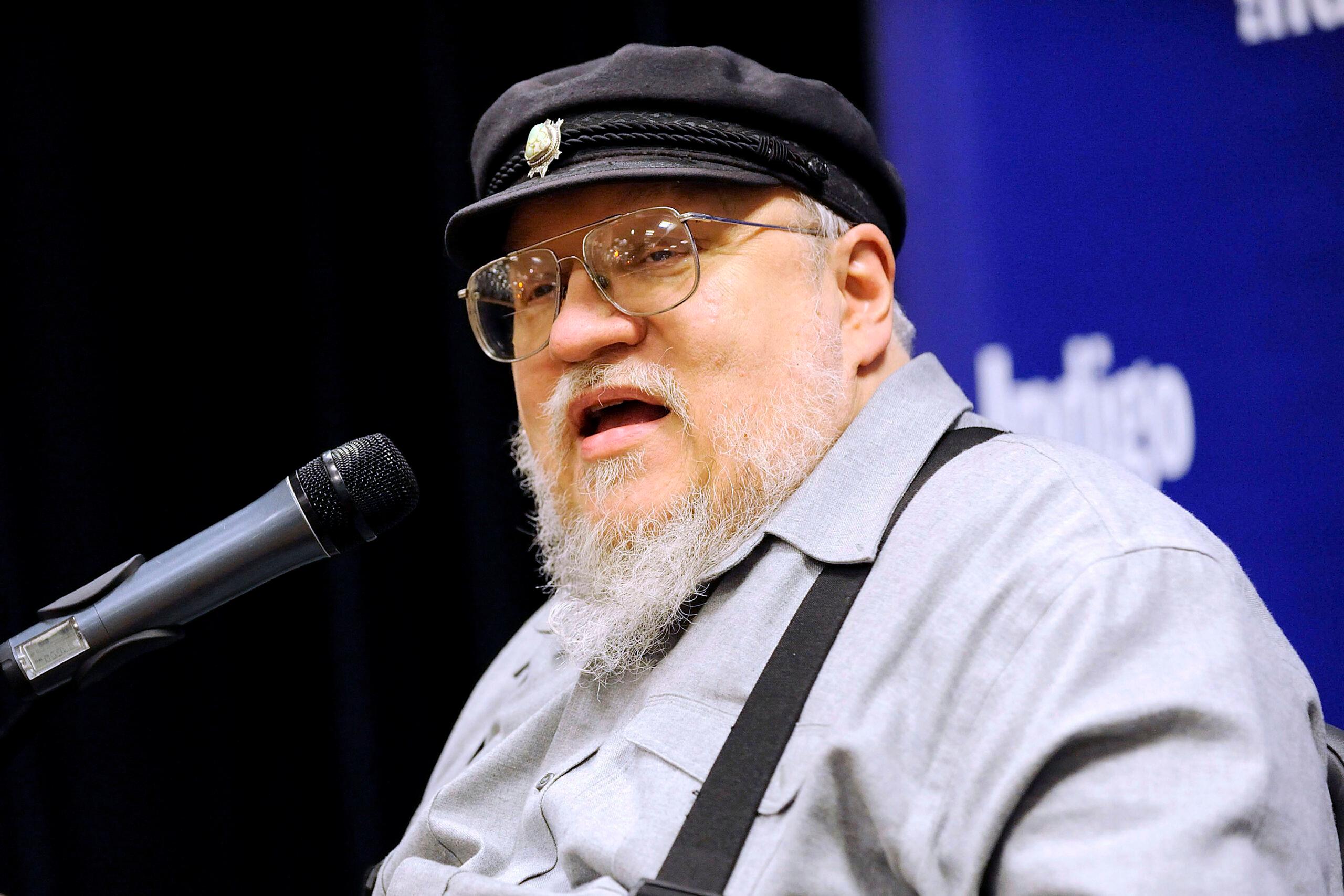 George R.R. Martin book signing at Indigo Manulife Centre for his newest book 'A Dance With Dragons'. Toronto, Canada - 13.03.12 Credit:Dominic Chan/ WENN.com 