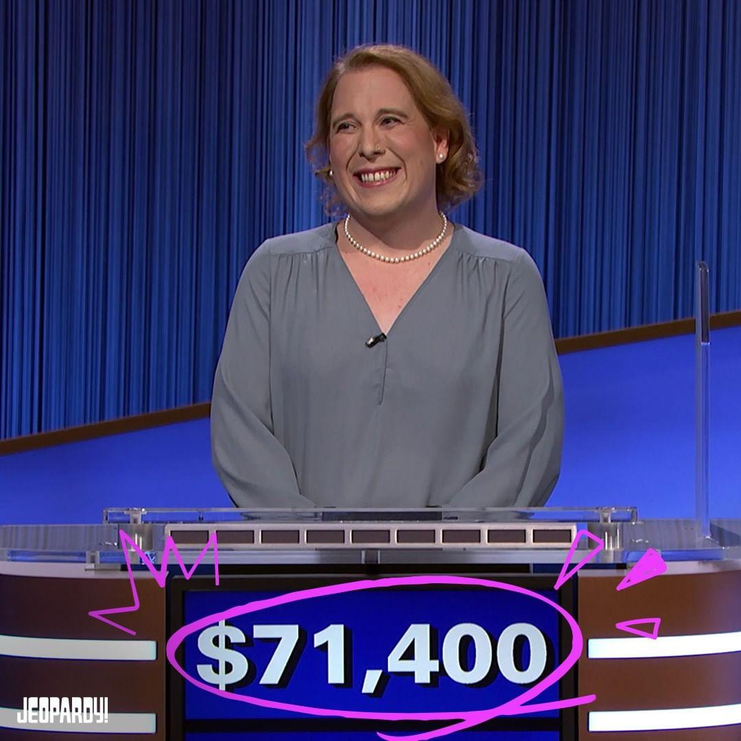 Amy Schneider on Jeopardy