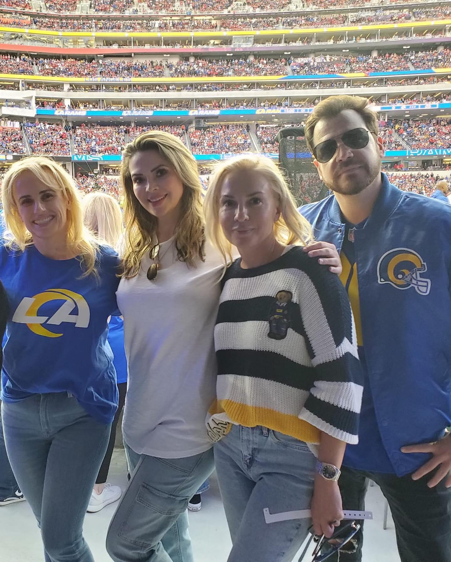 Rebel Wilson at the LA Rams Game