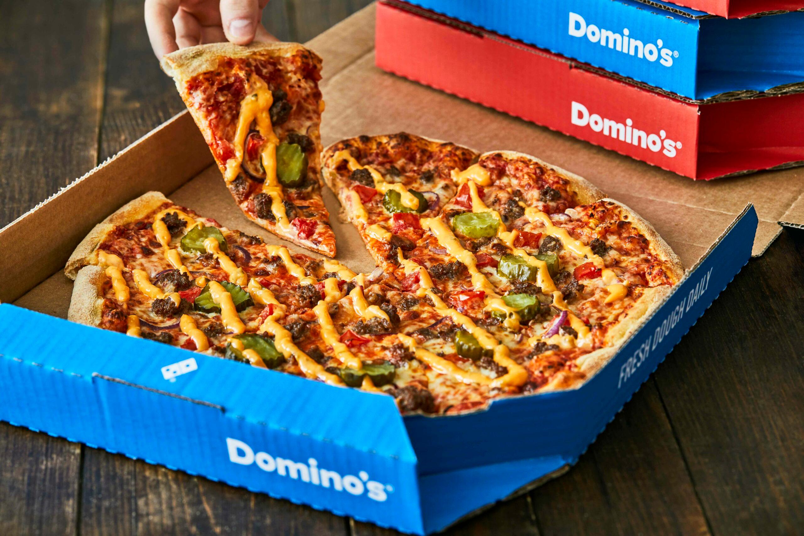 Domino's unveils cheeseburger pizza
