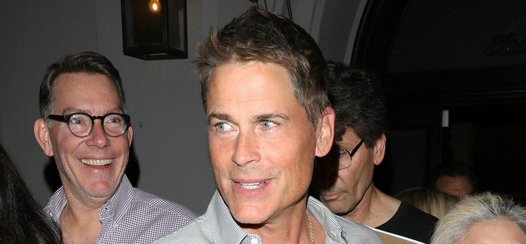 Rob Lowe smiling