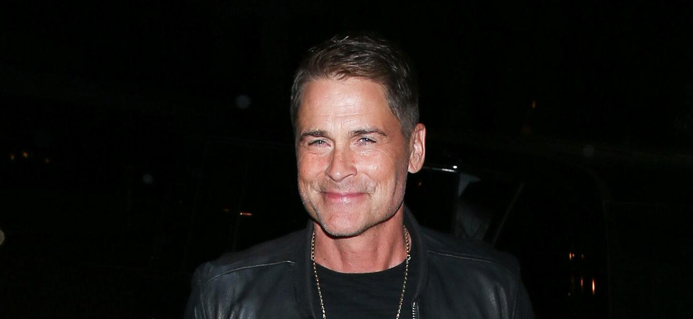 Rob Lowe was seen arriving for dinner at 'Craigs' Restaurant in West Hollywood, CA
