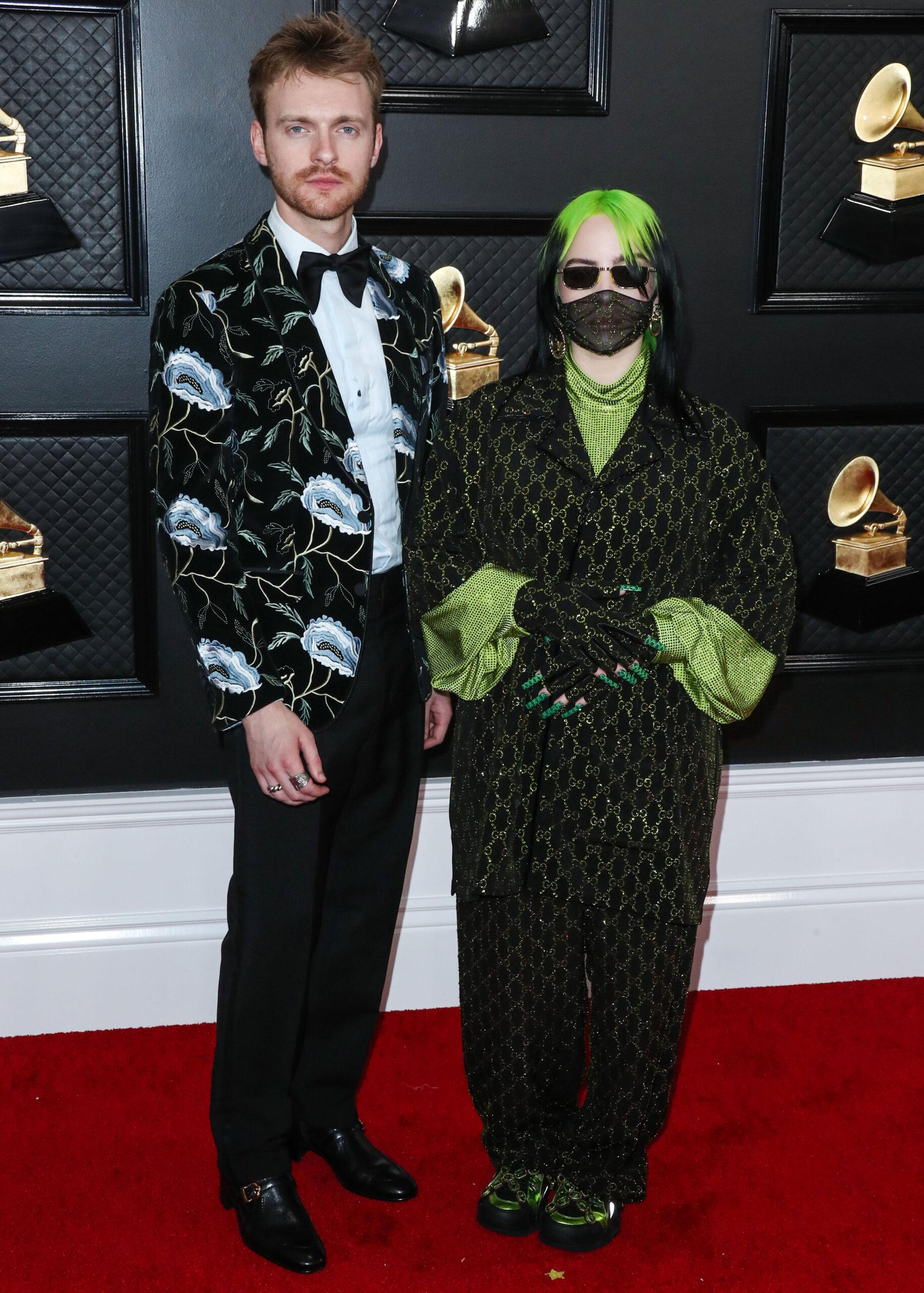 LOS ANGELES, CALIFORNIA, USA - JANUARY 26: 62nd Annual GRAMMY Awards held at Staples Center on January 26, 2020 in Los Angeles, California, United States. 26 Jan 2020 Pictured: Finneas O'Connell, Billie Eilish. Photo credit: Xavier Collin/Image Press Agency/MEGA TheMegaAgency.com +1 888 505 6342 (Mega Agency TagID: MEGA595285_030.jpg) [Photo via Mega Agency]