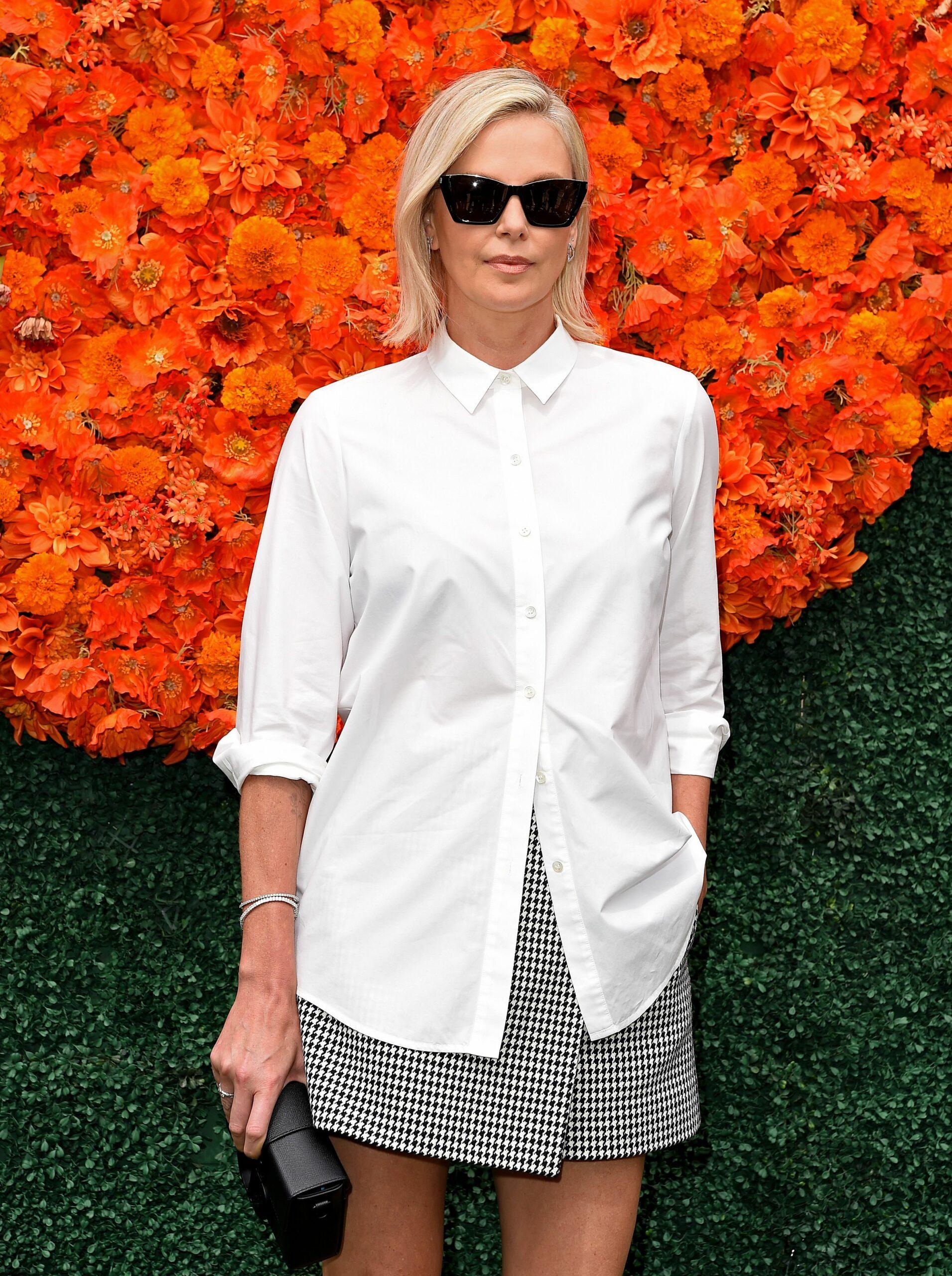 Charlize Theron at Veuve Clicquot Polo Classic