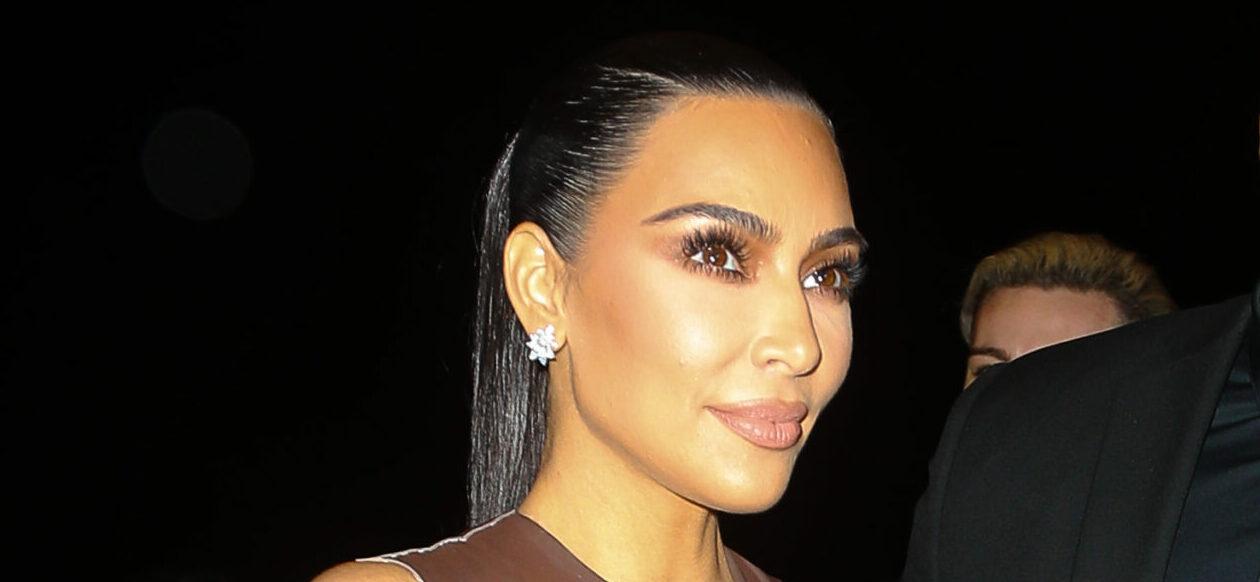 Kim Kardashian wore a brown leather dress for WSJ awards in New York City on Nov 01, 2021. 01 Nov 2021 Pictured: Kim Kardashian.