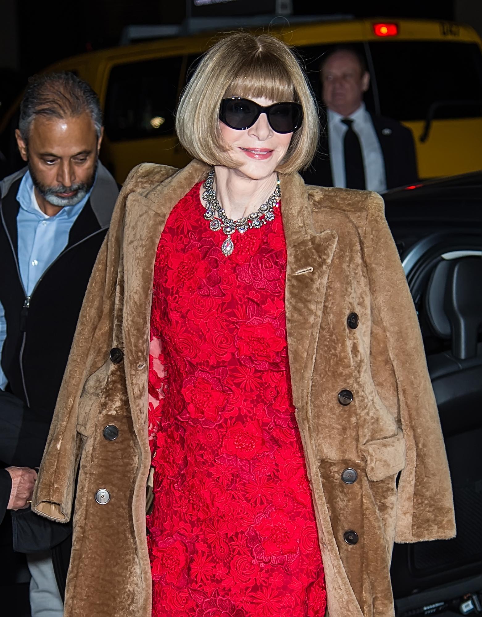Anna Wintour at 2021 CFDA Fashion Awards in New York City