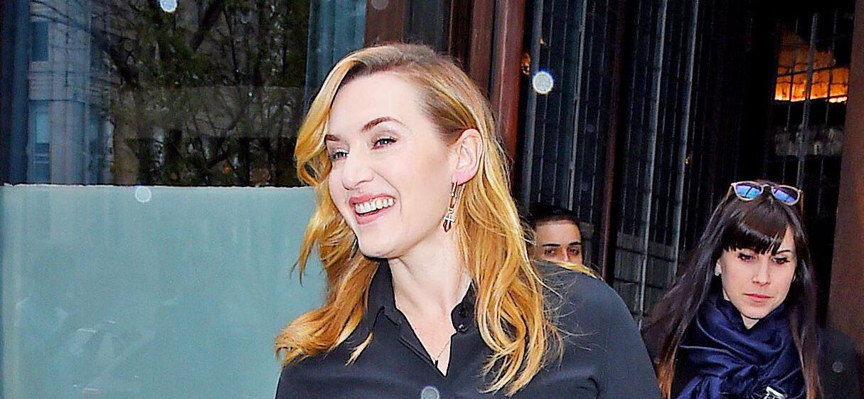 Kate Winslet heads out in Tribeca