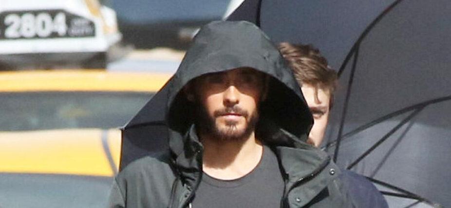 Jared Leto on set of new Spider Man spin off in Manchester