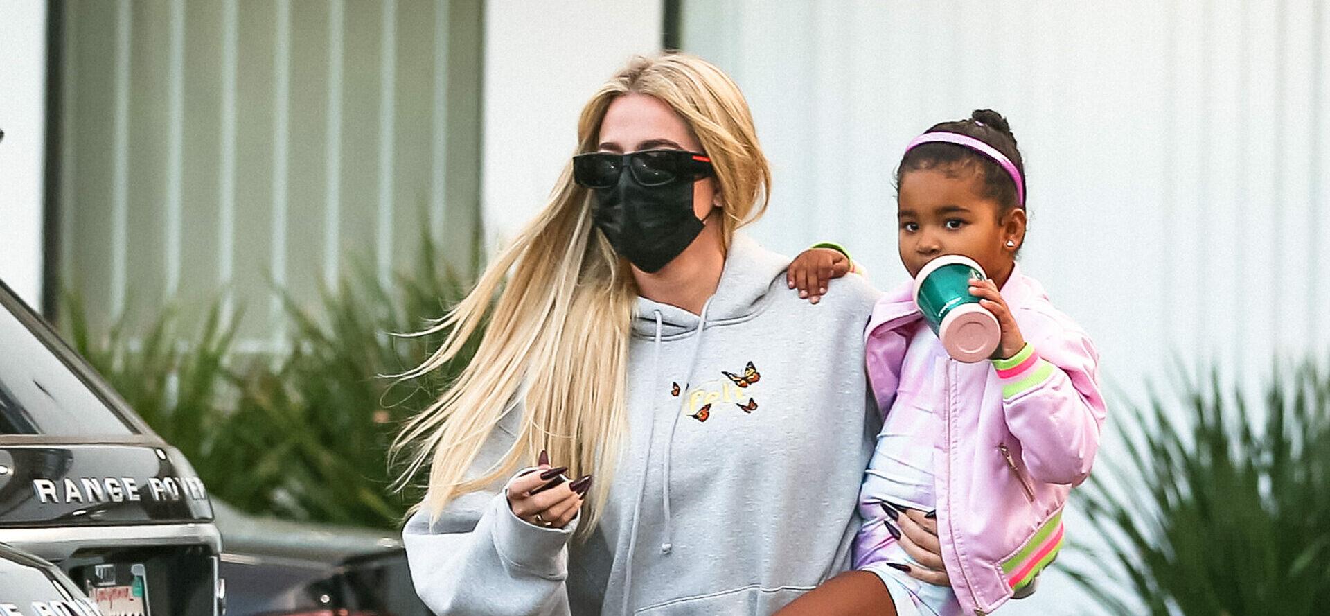 Khloe Kardashian runs errands in West Hollywood