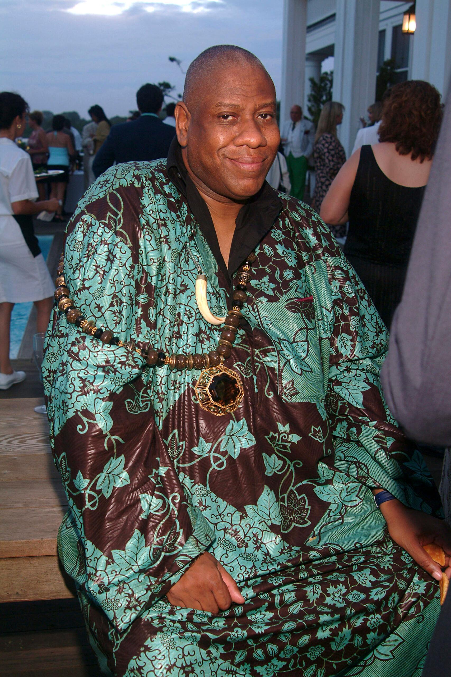 André Leon Talley smiling