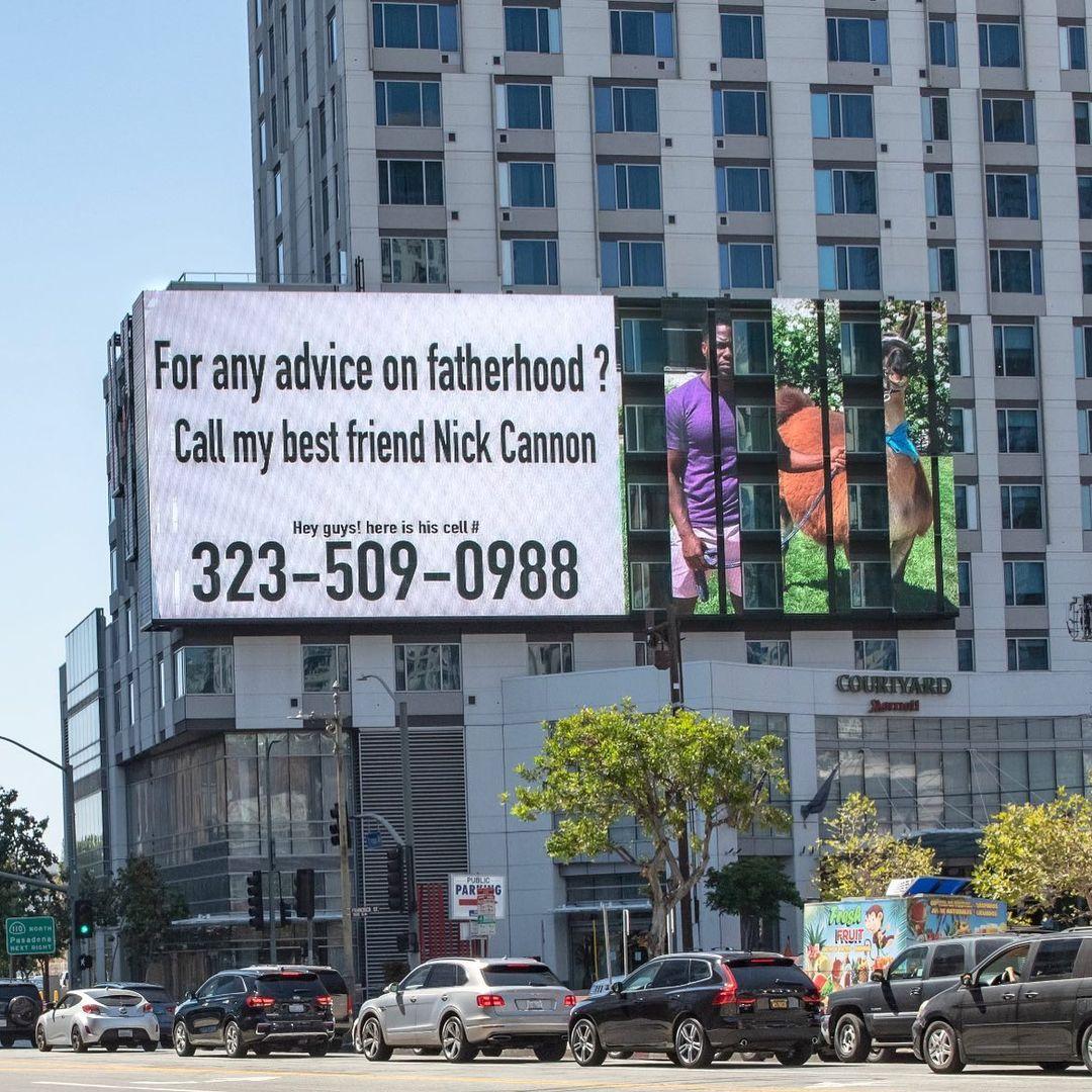 Kevin Hart Pranked Nick Cannon with a billboard