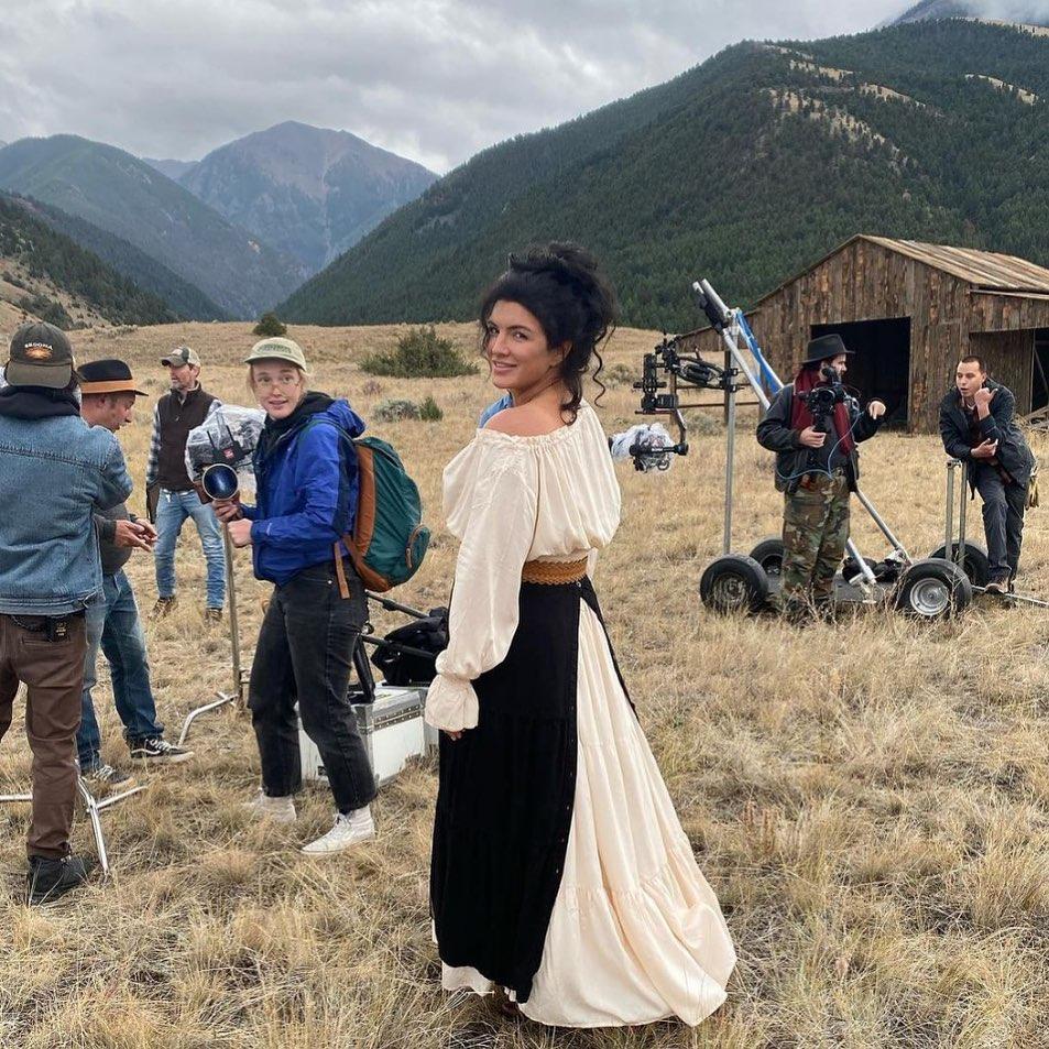 Gina Carano in "The Terror on the Prairie"