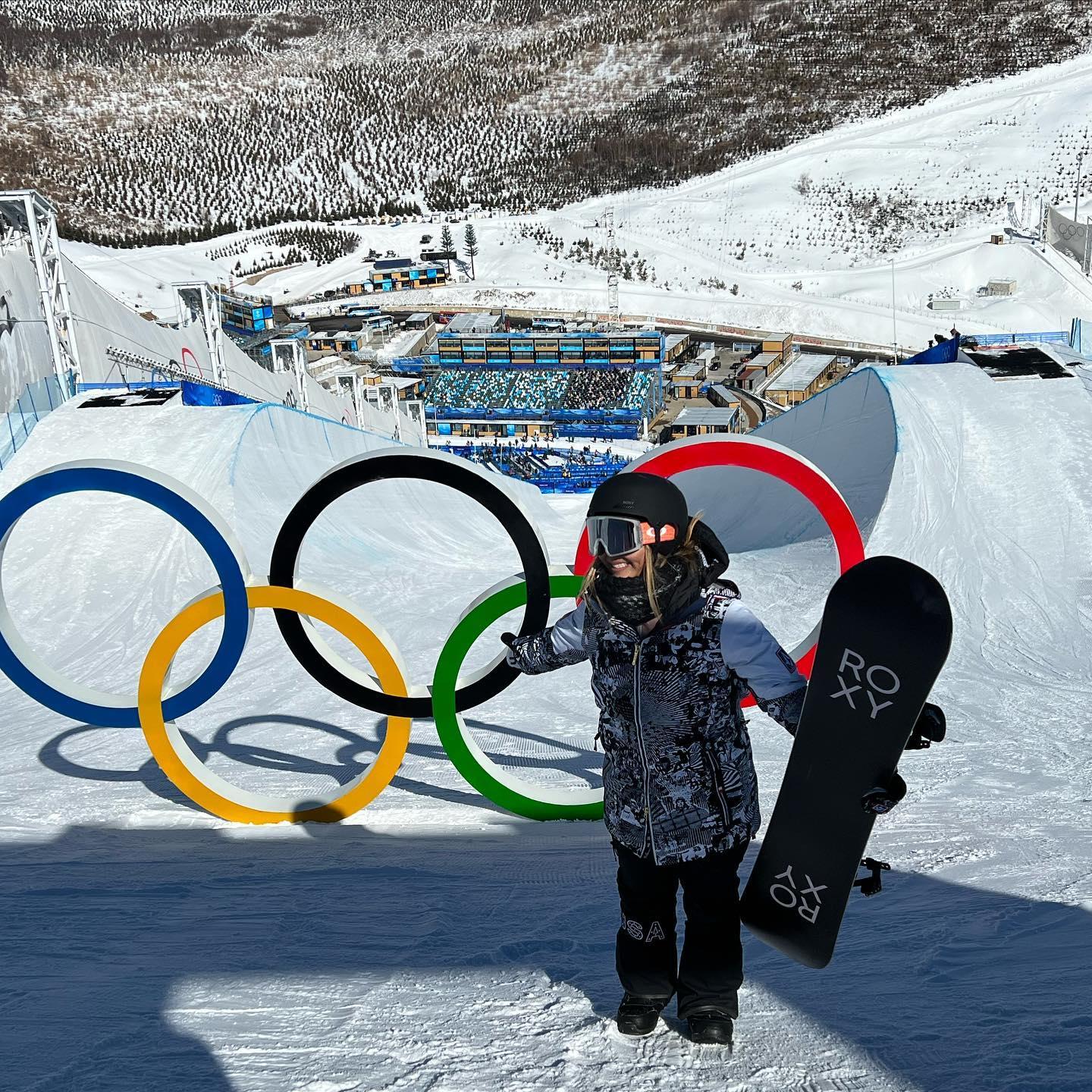 American Olympic snowboarder Chloe Kim