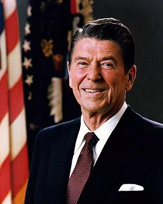 Official portrait of Ronald Reagan
