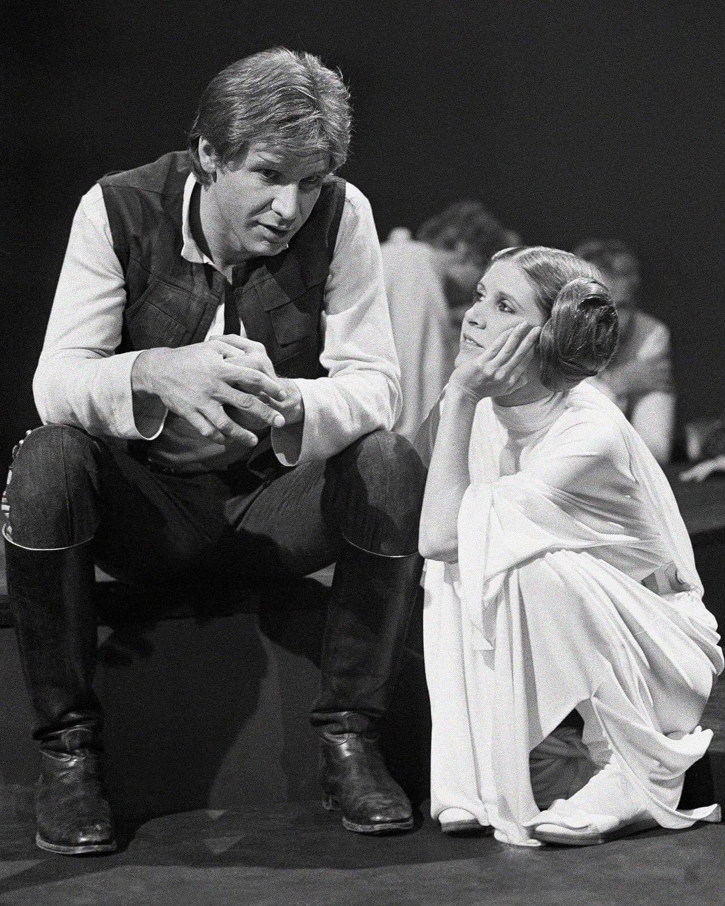 Han Solo and Princess Leia 