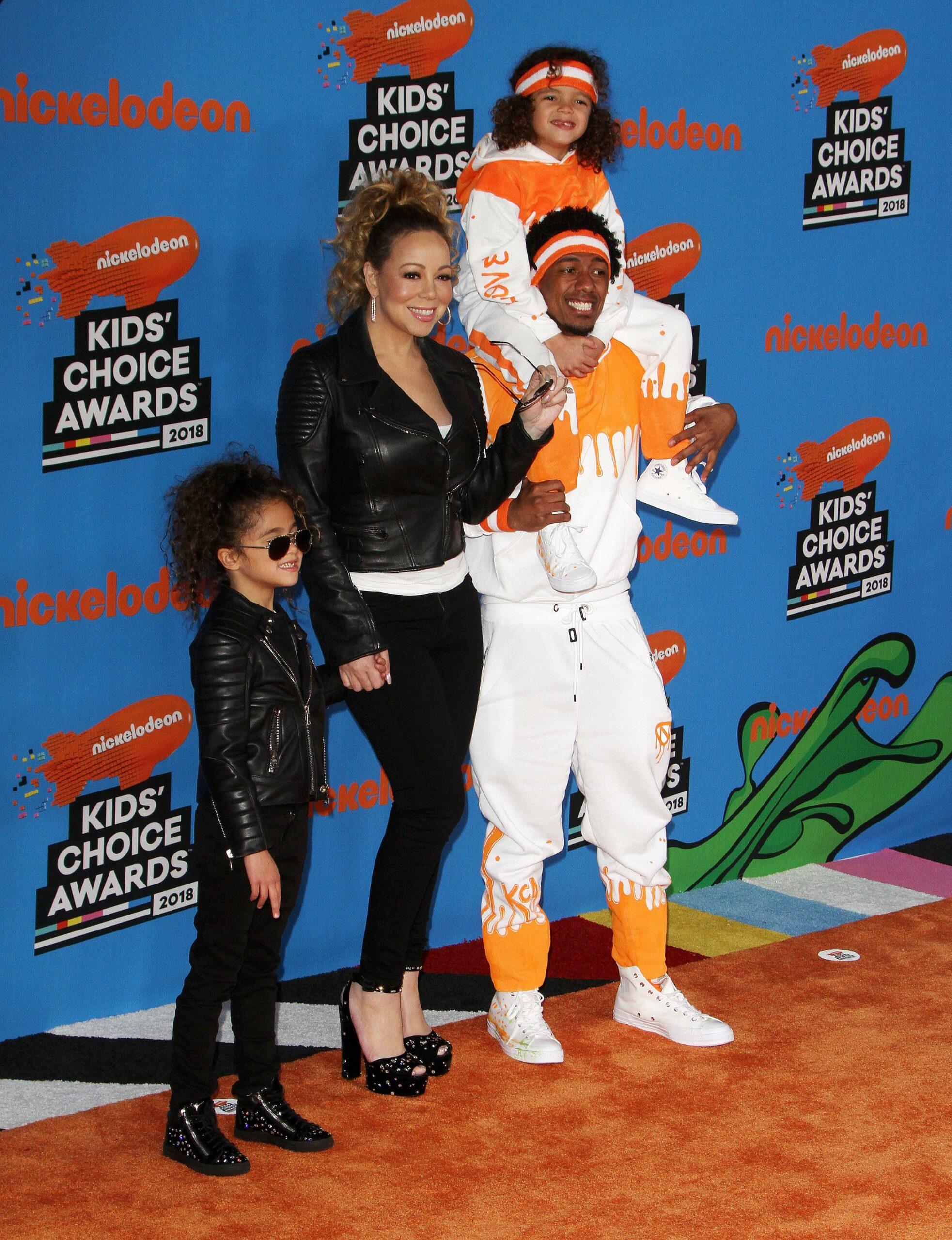 Mariah Carey at The 31st Annual Nickelodeon Kids' Choice Awards in Los Angeles