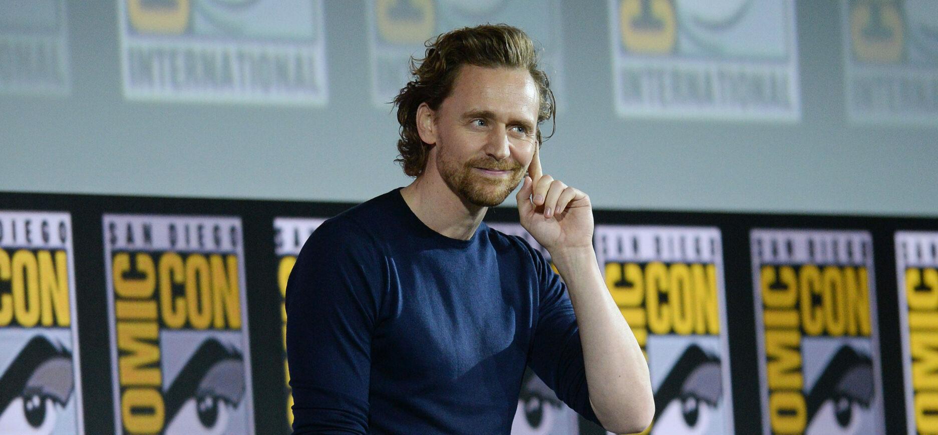 Tom Hiddleston at 2019 Comic-Con International: San Diego - Day 3 - "Impulse" Press Line