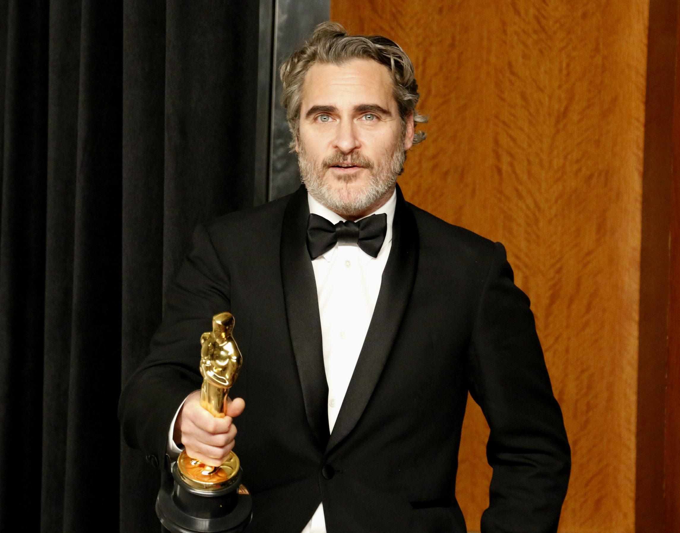 92nd Academy Awards - Press Room held at the Dolby Theatre in Hollywood. 09 Feb 2020 Pictured: Joaquin Phoenix.