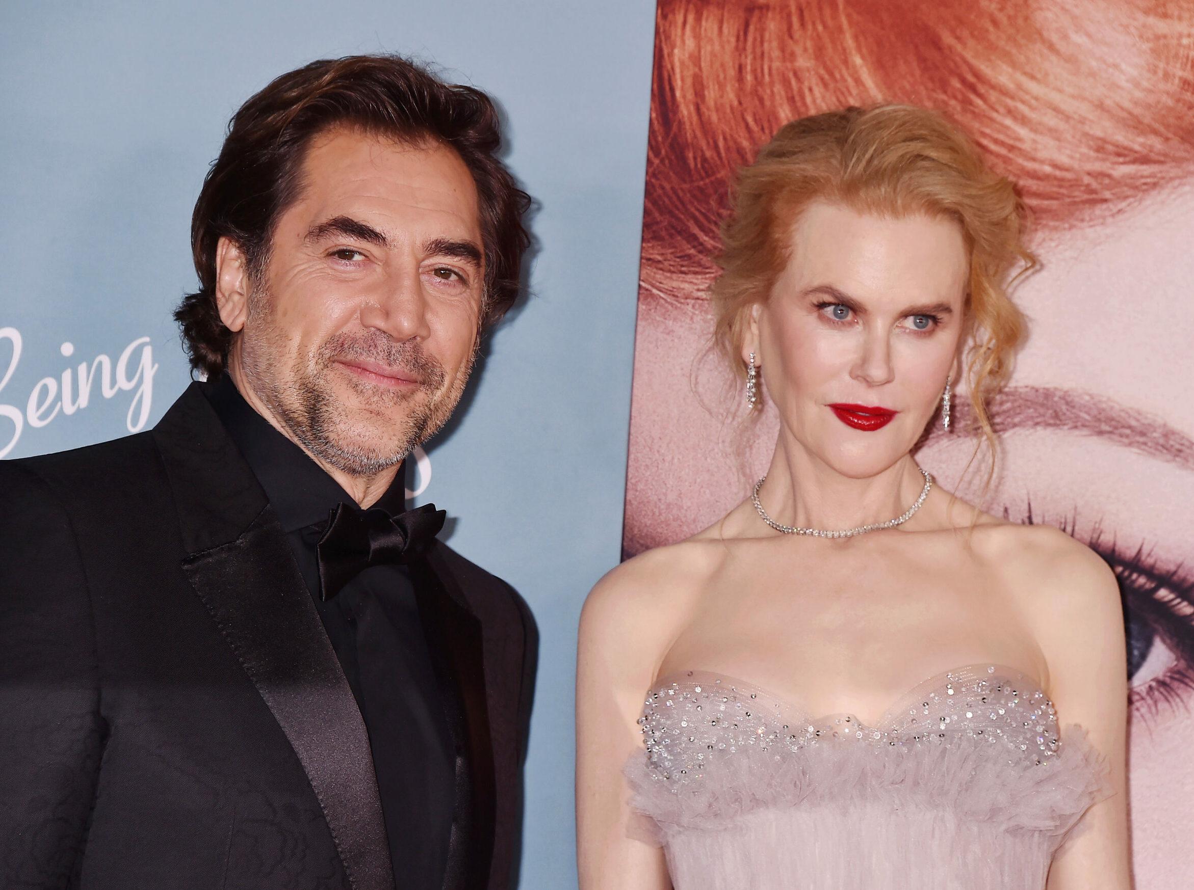 Los Angeles Premiere Of Amazon Studios' "Being The Ricardos" at Academy Museum of Motion Pictures on December 06, 2021 in Los Angeles, California. 06 Dec 2021 Pictured: (L-R) Javier Bardem and Nicole Kidman.