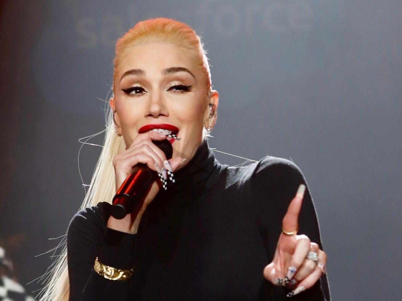 Gwen Stefani performs at the annual Salesforce conference.