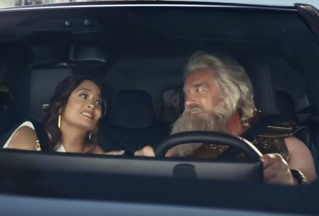 Salma Hayek and Arnold Schwarzenegger star in new BMW ad