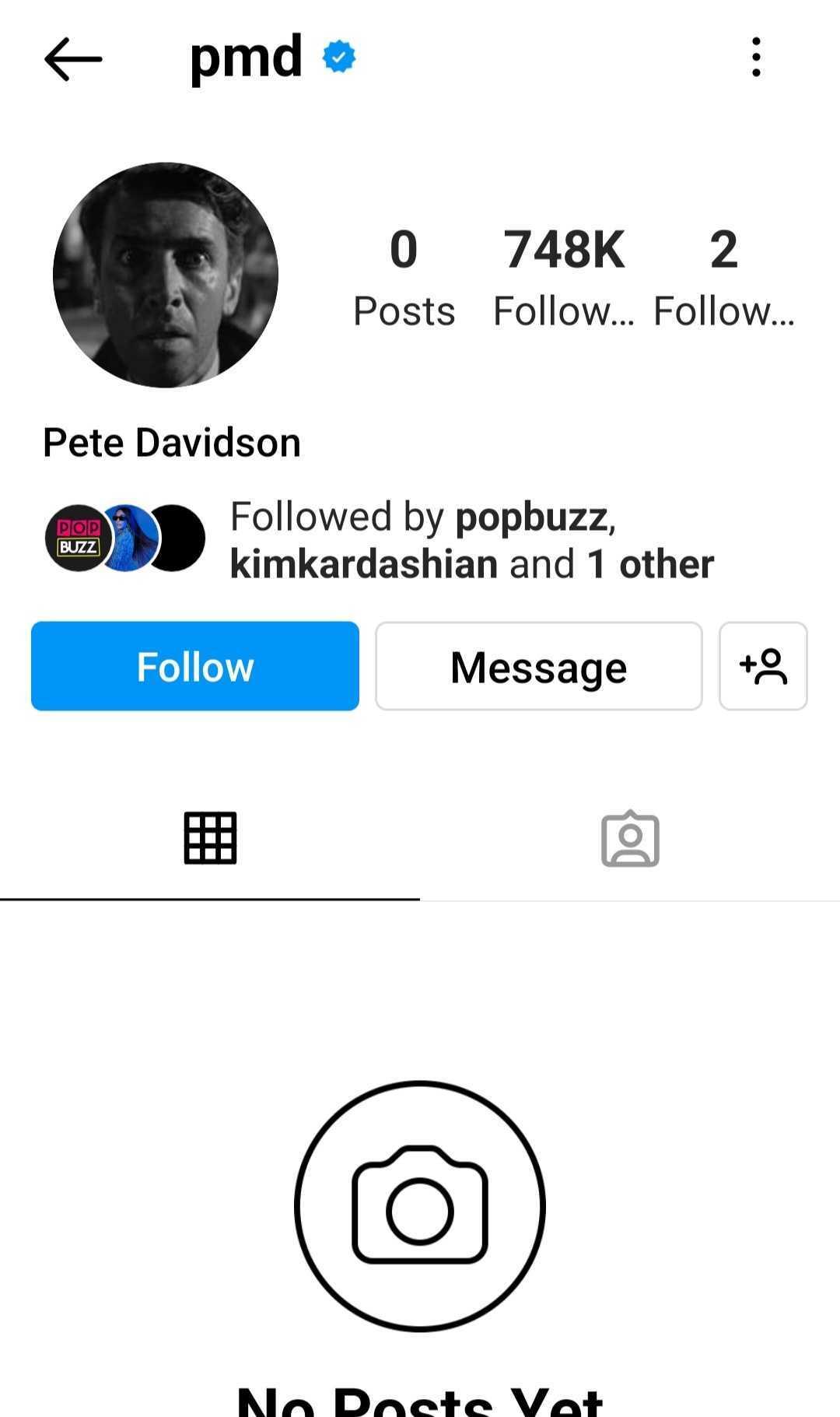 Pete Davidson's Instagram