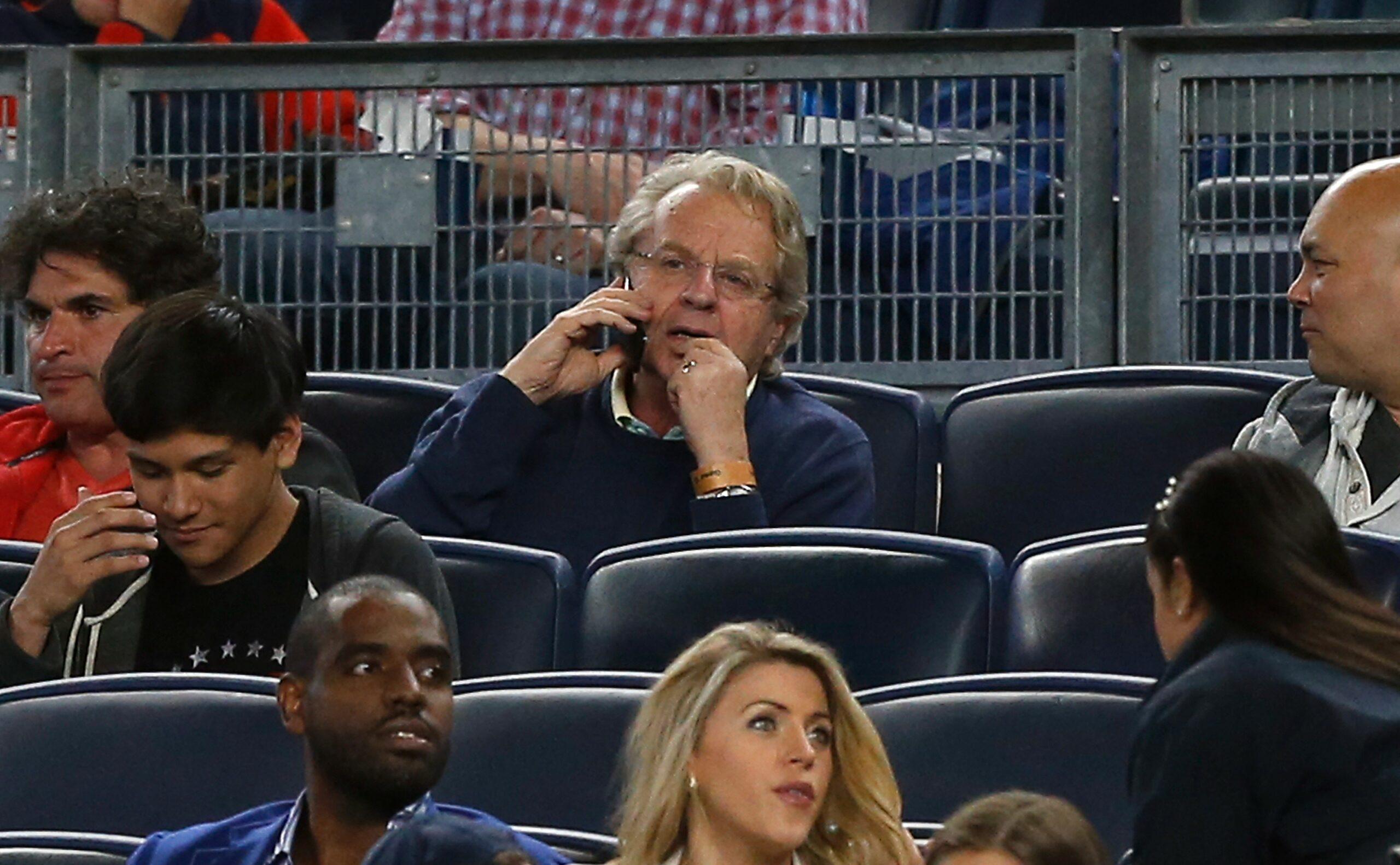 Jerry Springer and Billy Crystal at the Yankees game