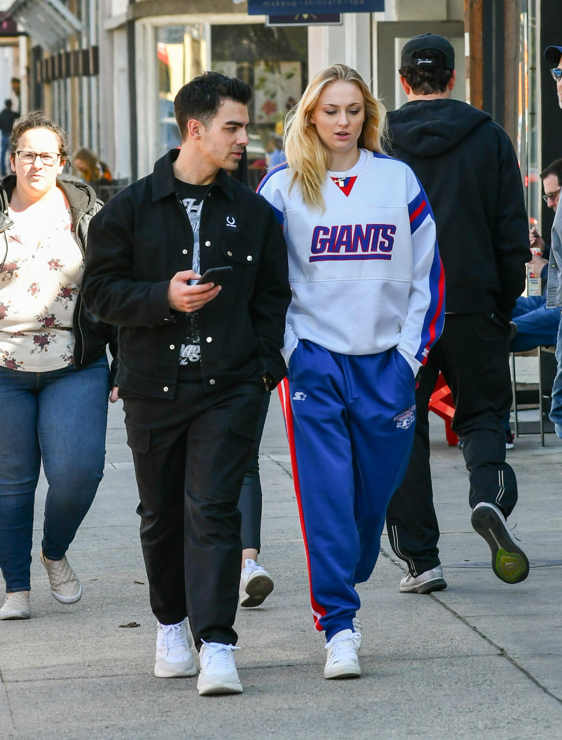 Sophie Turner and Joe Jonas out and about