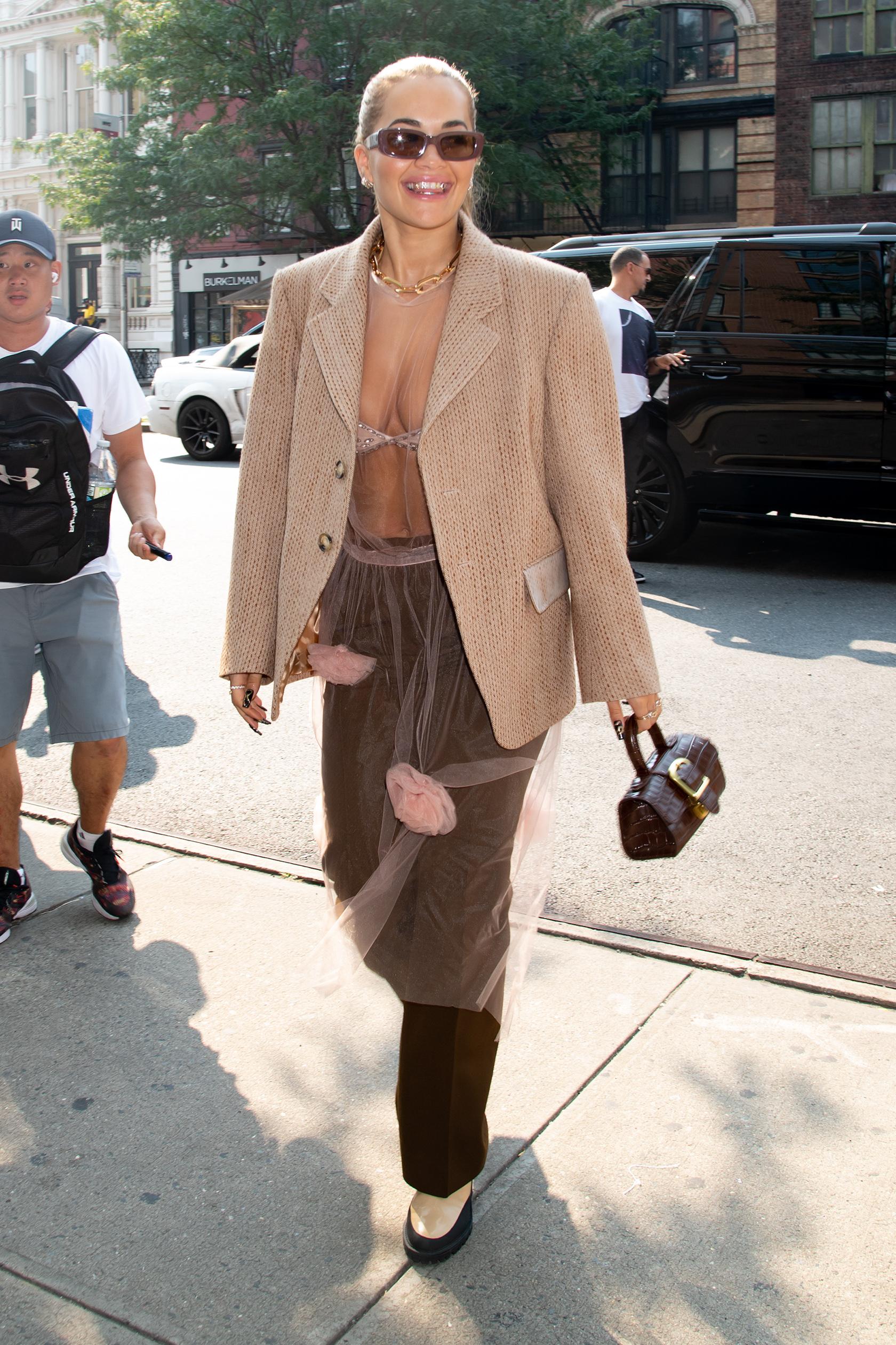Rita Ora Arrives to NYC Hotel
