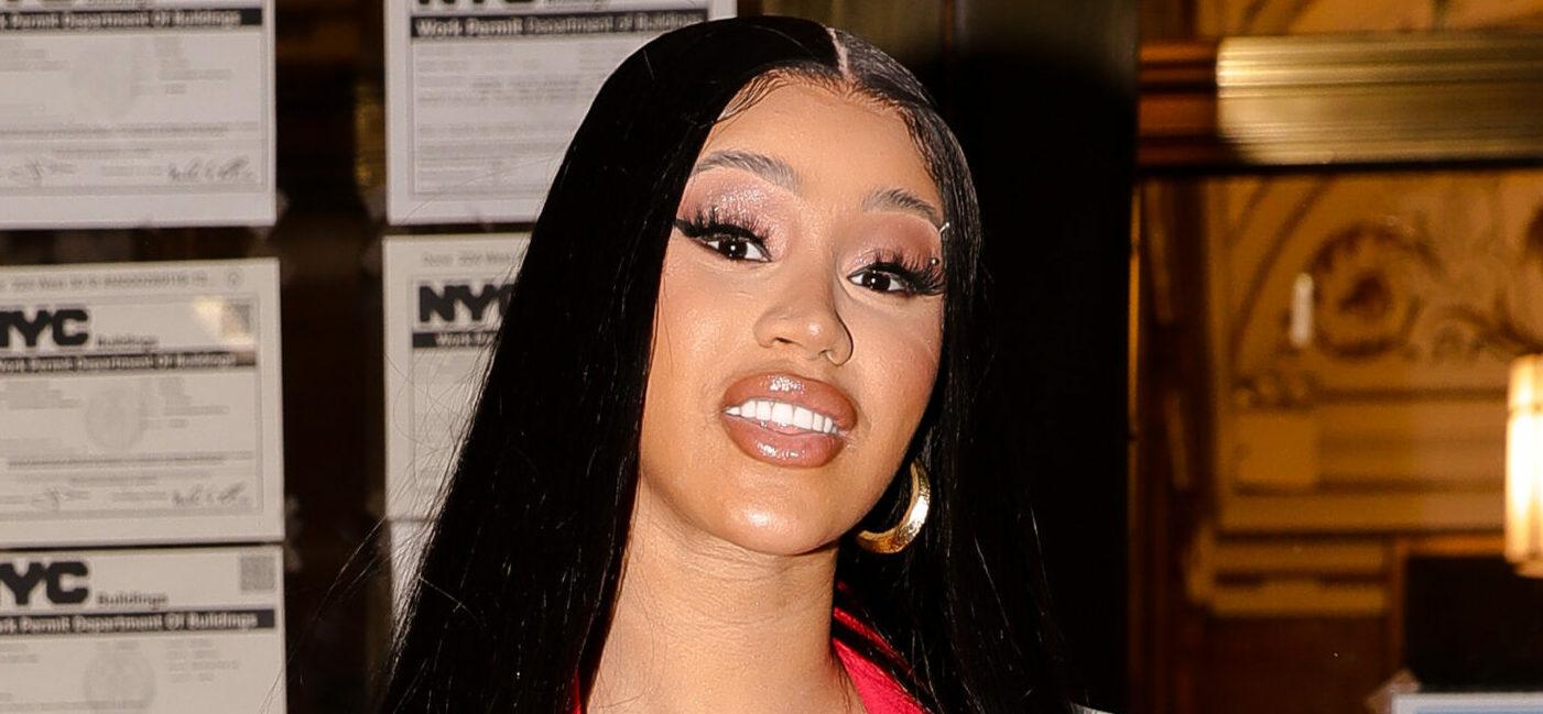Cardi B is all businesswoman in a tailored suit while out and about in New York City
