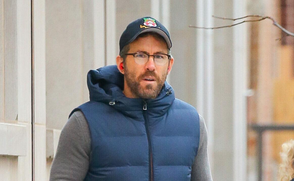 Ryan Reynolds was spotted taking his dog for stroll in New York City on Nov 15 2021