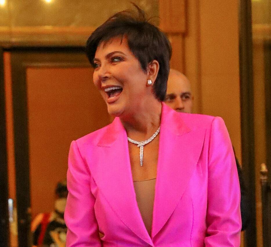 Kris Jenner seen leaving the Ritz Hotel in NYC on Sep 11 2021