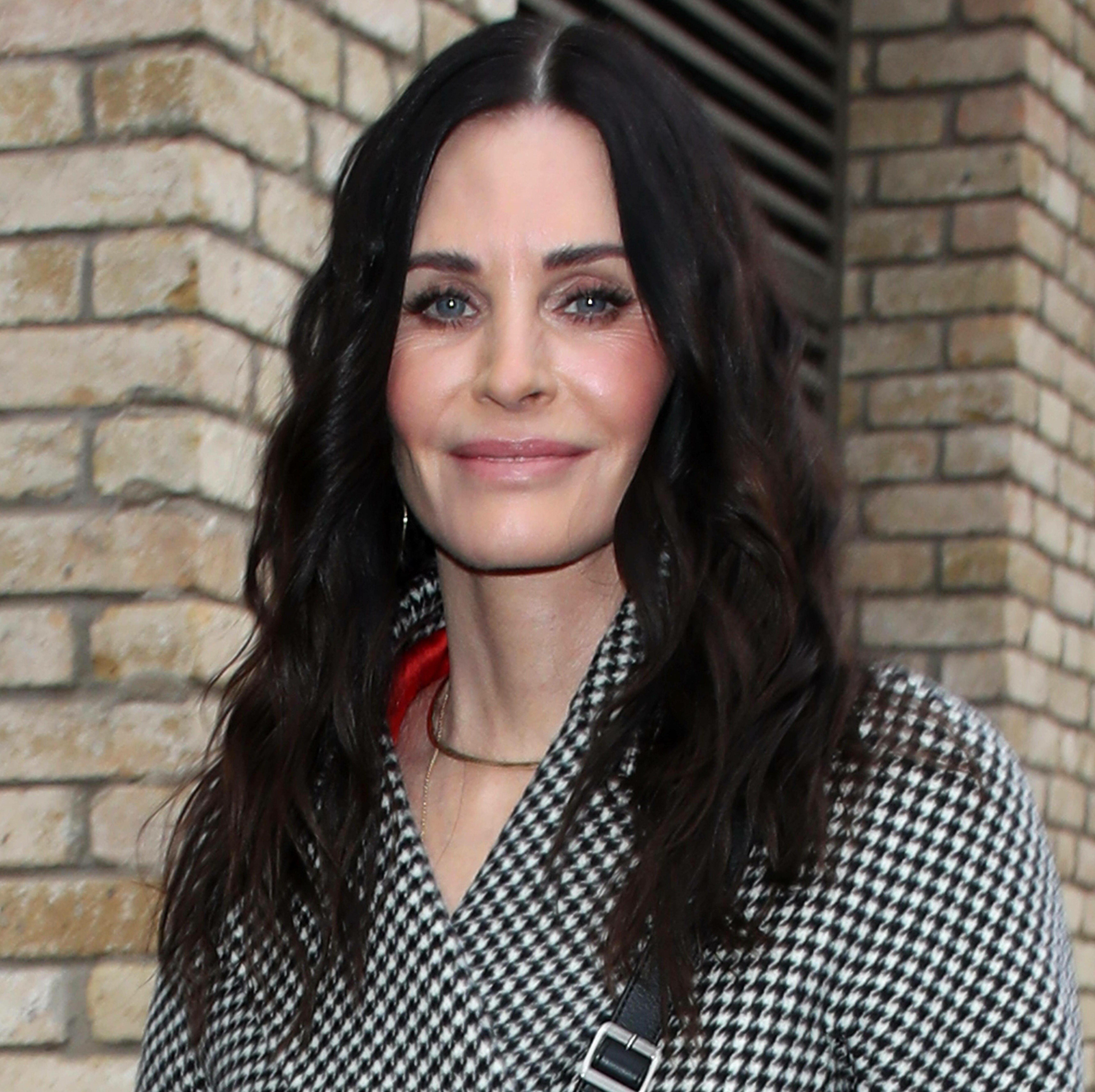 Courteney Cox leaving the John Bishop show at Riverside studio apos s in West London