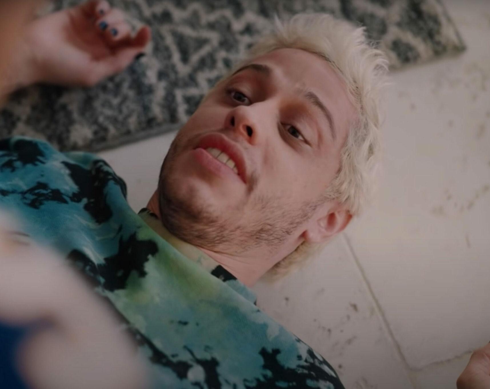 Kim Kardashian s boyfriend Pete Davidson gets wiped out by a thumping tackle and admits he s very hittable in Hellmann s Super Bowl commercial
