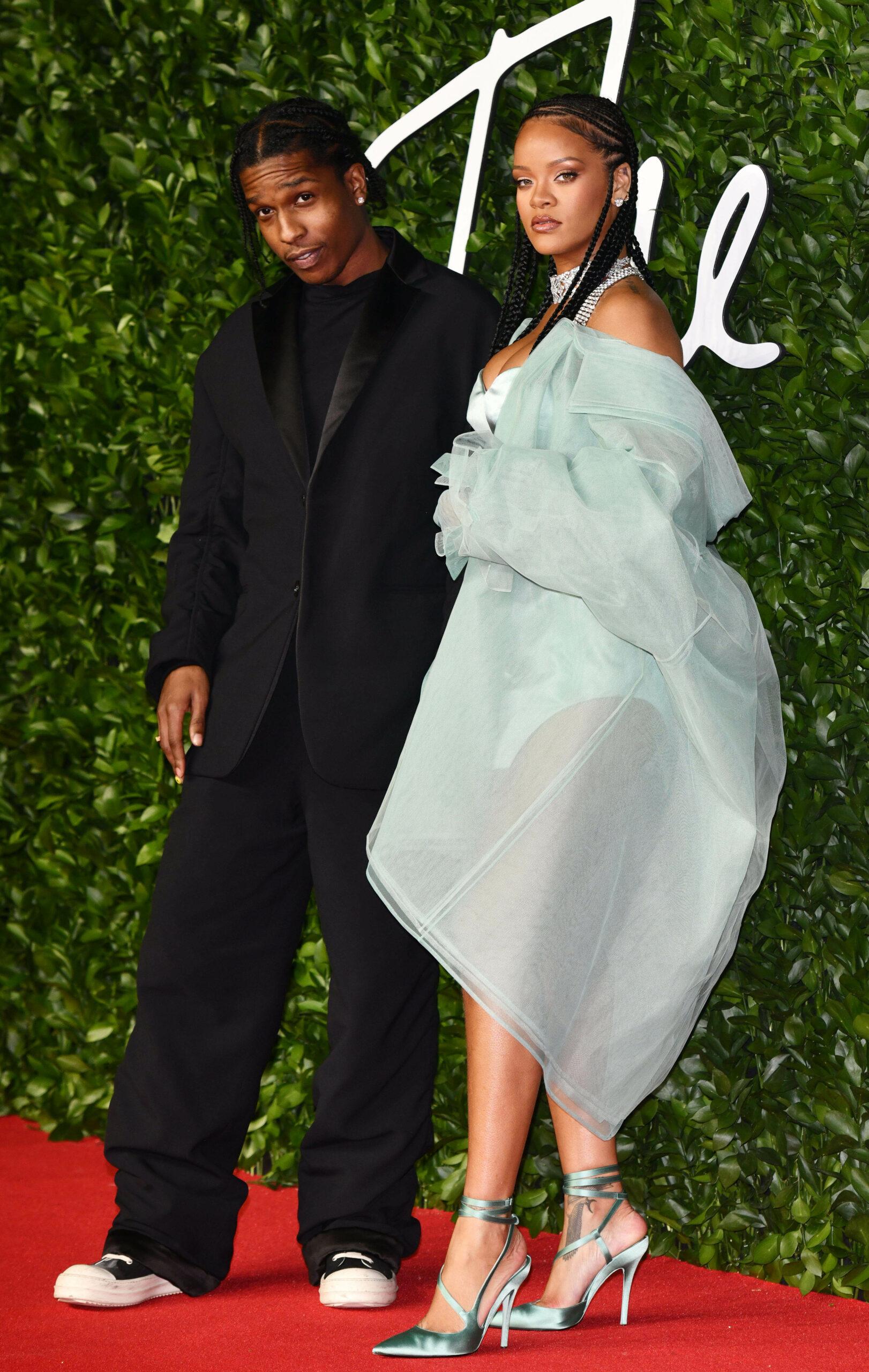 Rihanna & A$AP Rocky at The Fashion Awards 2019
