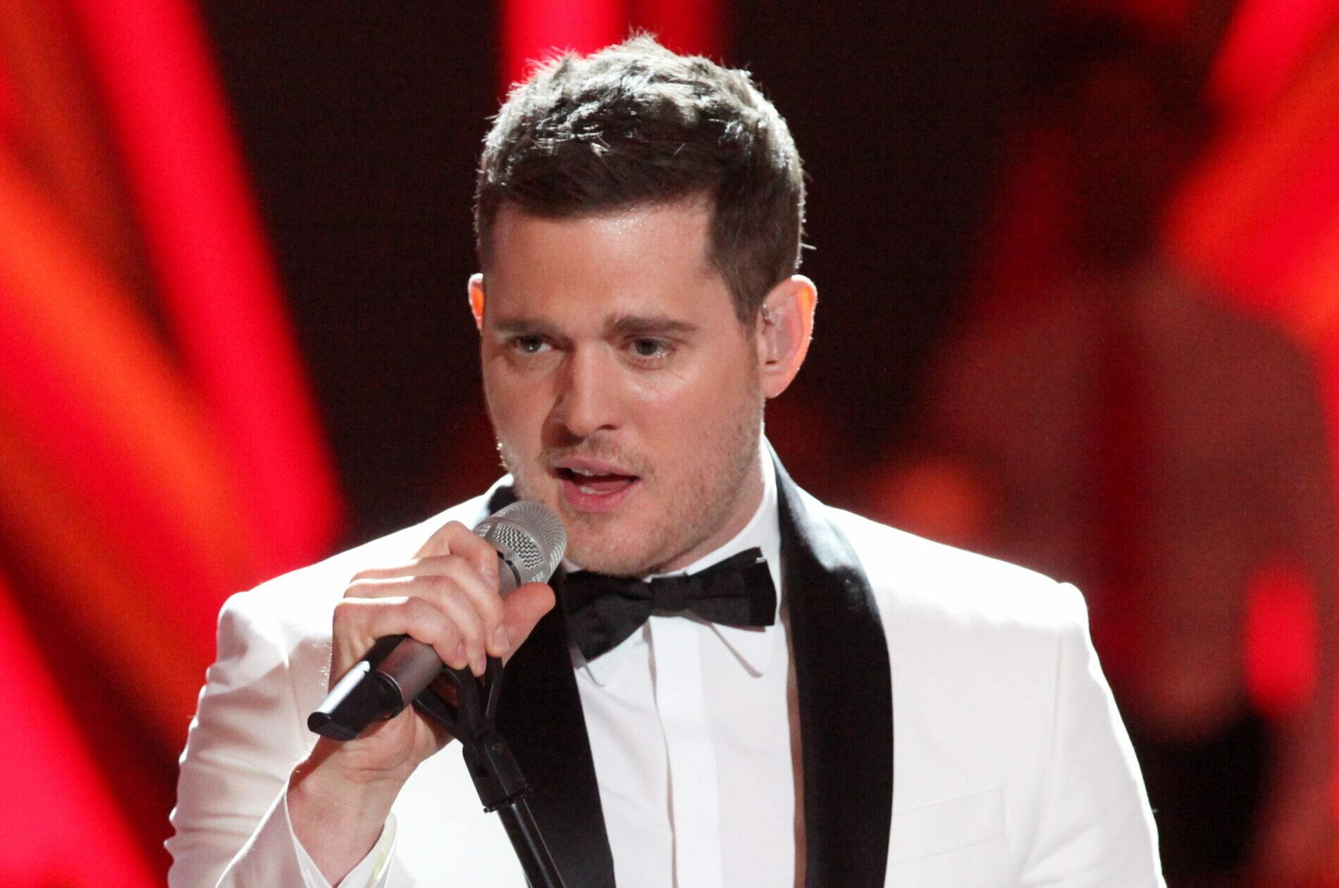 Michael Buble's wife Luisana Lopilato gave birth to the couple's second child on Friday..